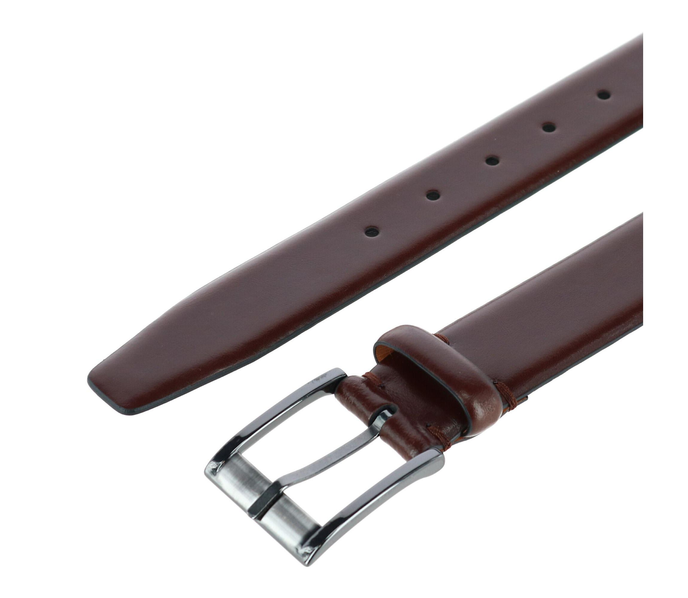 Cameron 35mm Burnished Leather Dress Belt