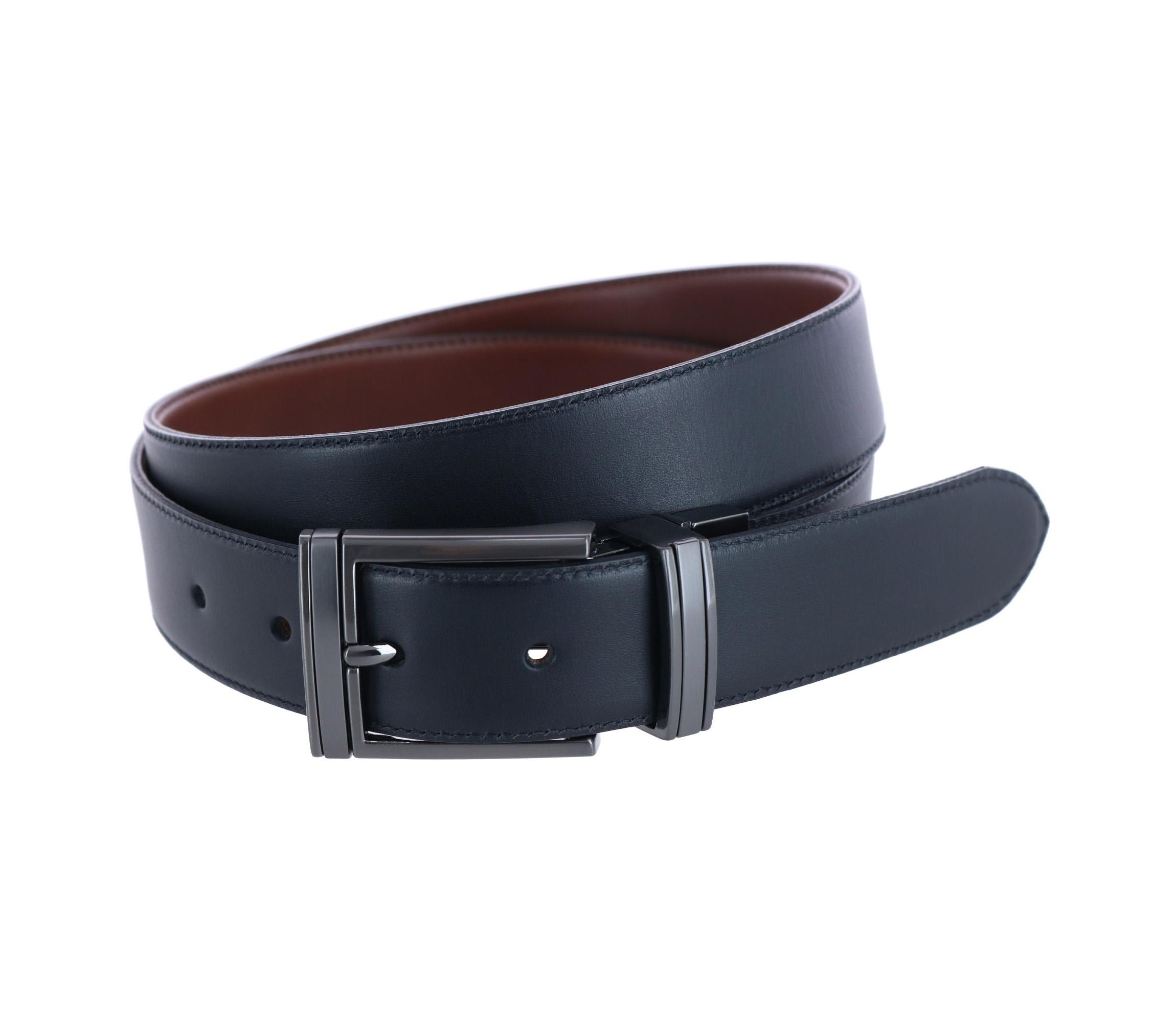 Maverick 32mm Reversible Leather Dress Belt