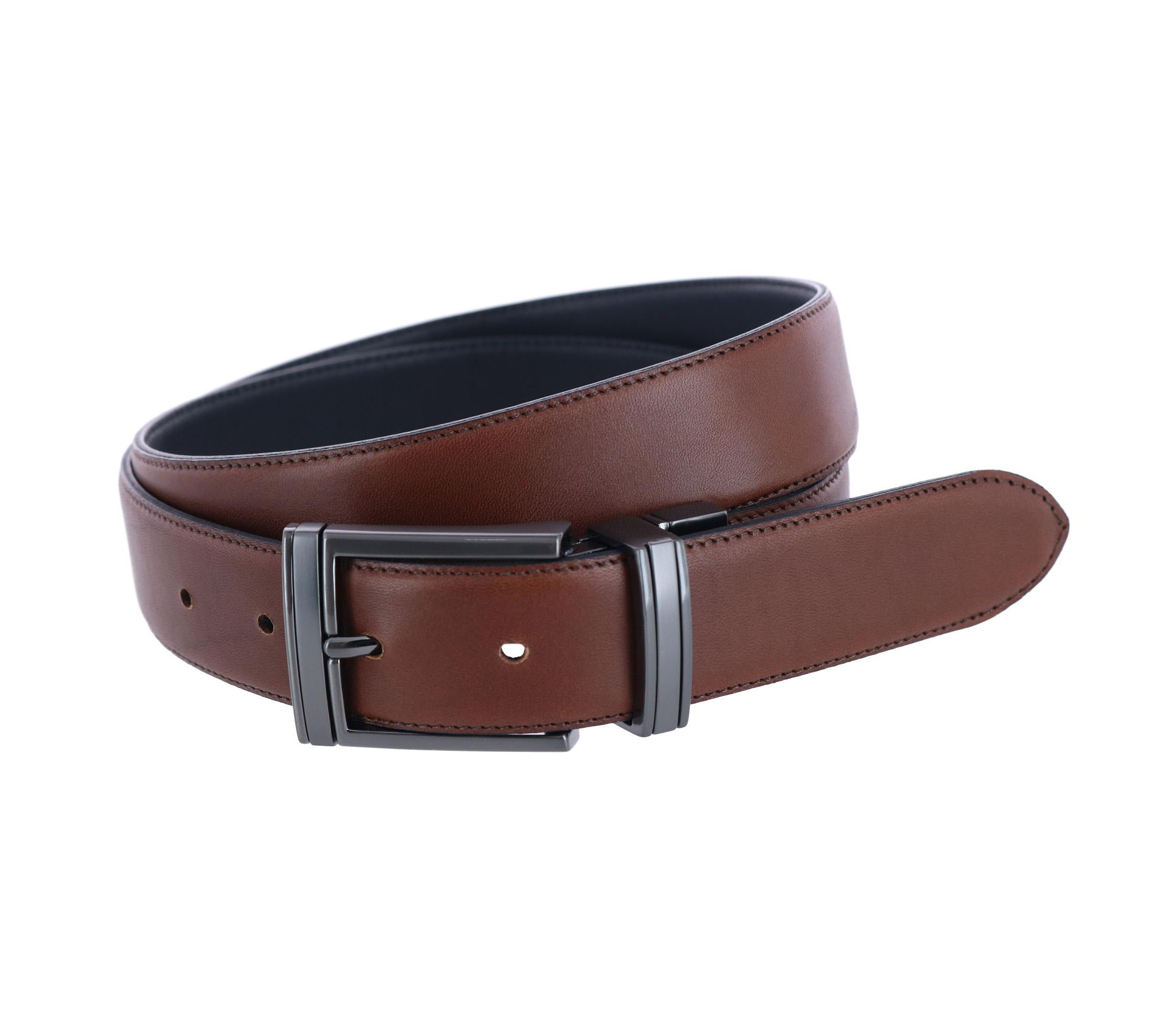 Maverick 32mm Reversible Leather Dress Belt