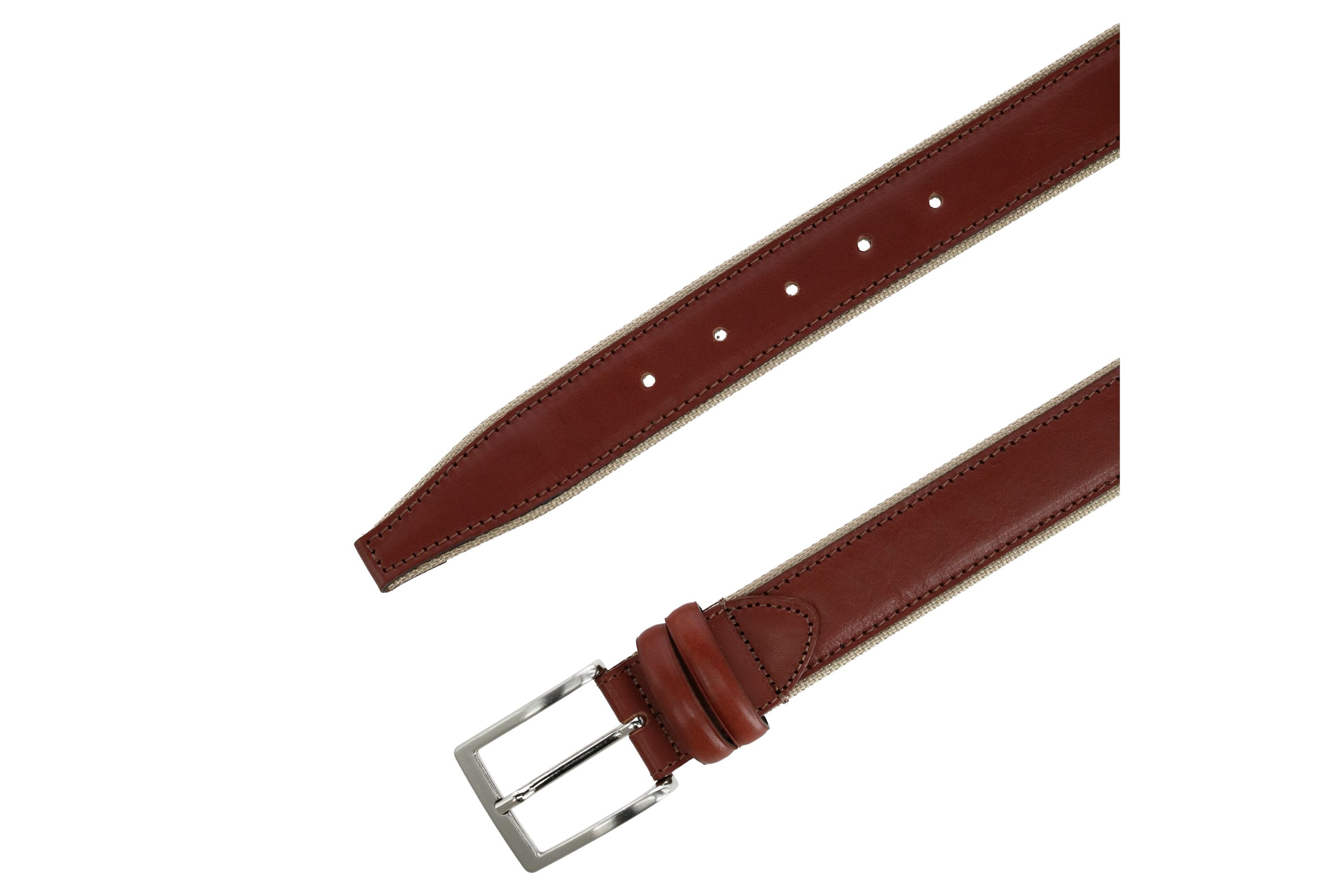 The Back Nine 35mm Full Grain Leather with Nylon Lining Casual Golf Belt
