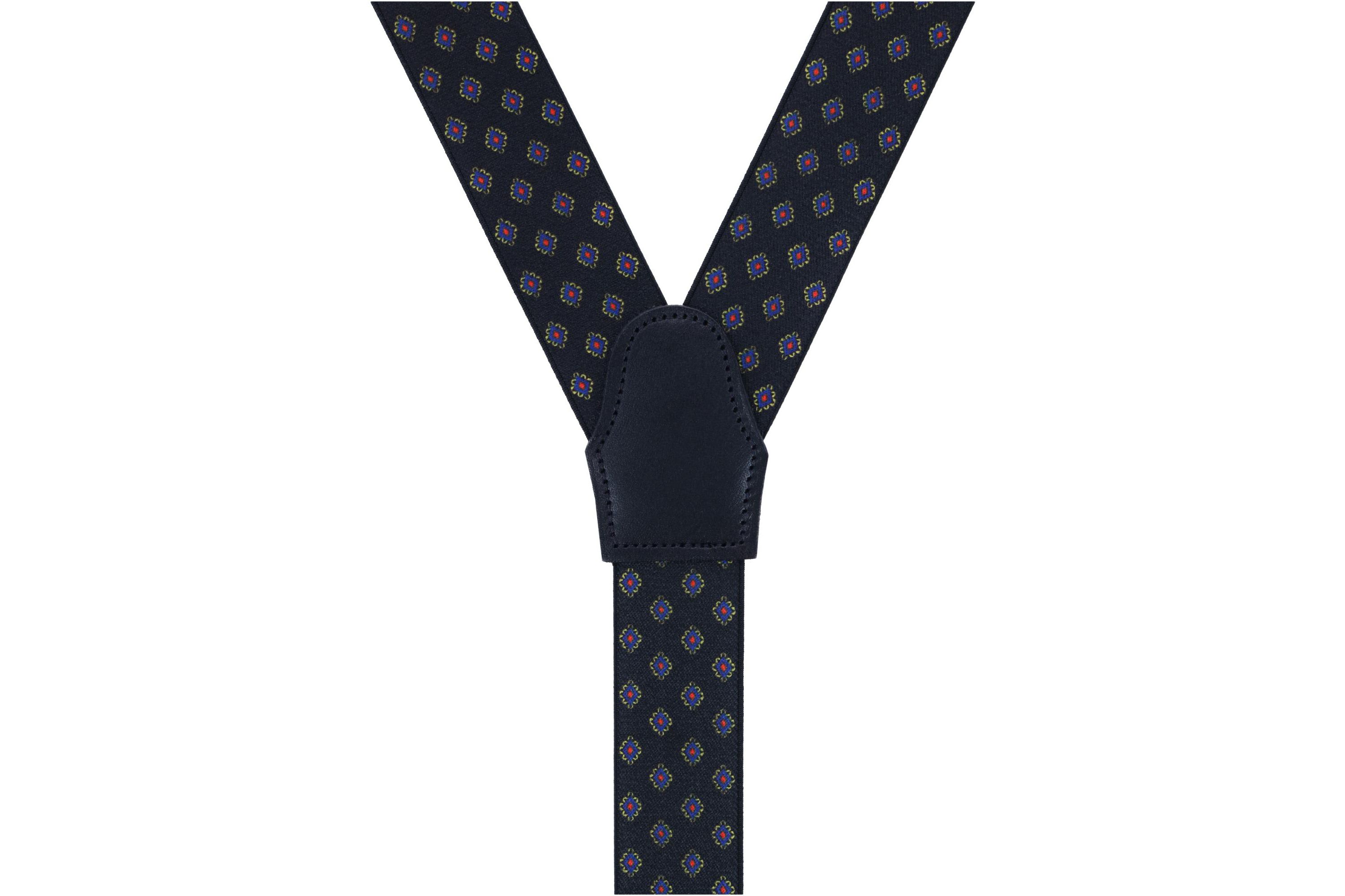 Luxe Diamond Elastic Button End Braces