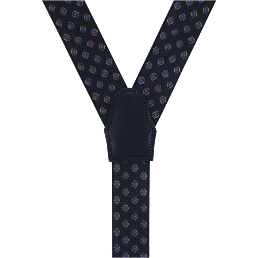 Luxe Diamond Elastic Button End Braces
