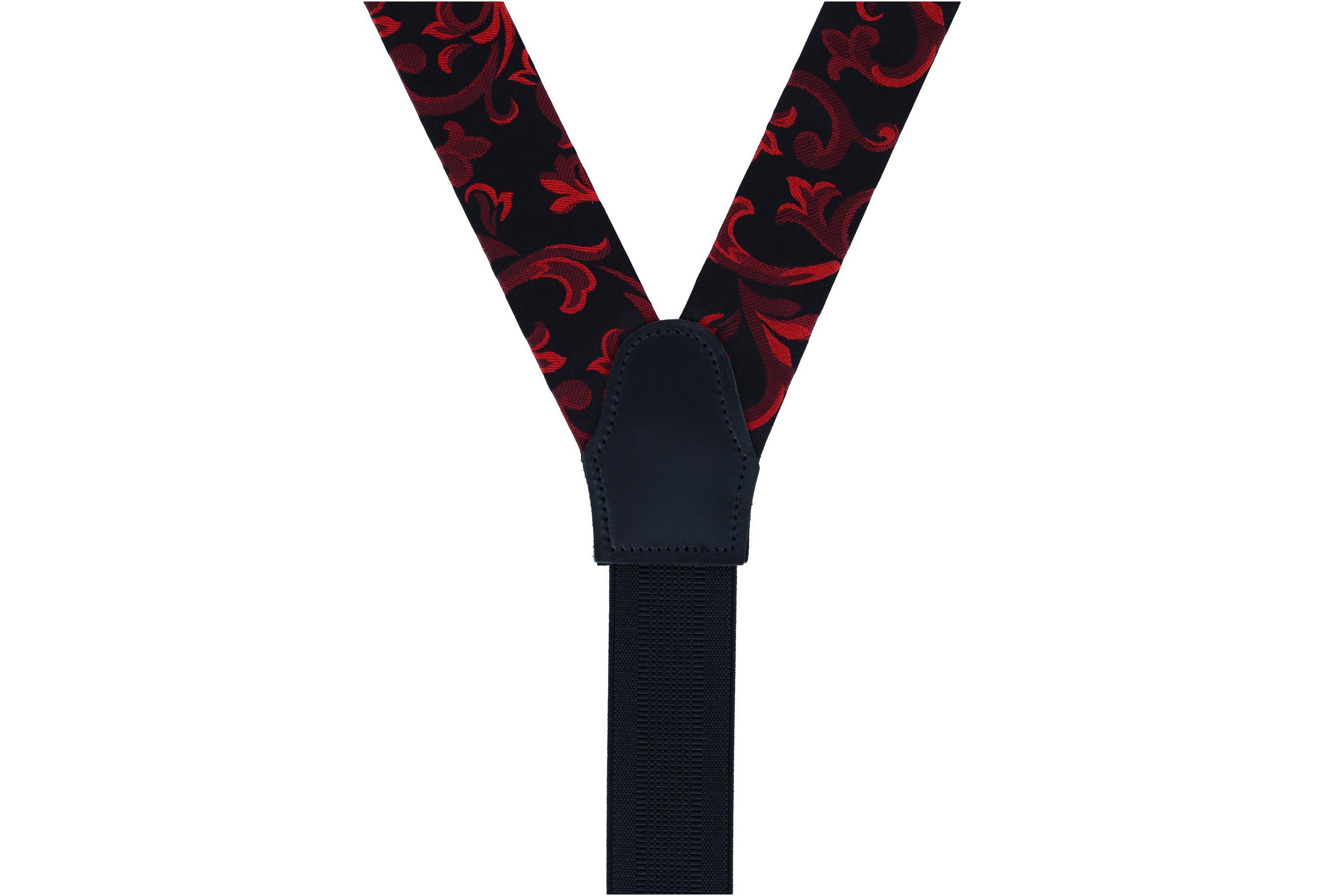 Christian the Romantic Brocade Silk Button End Braces