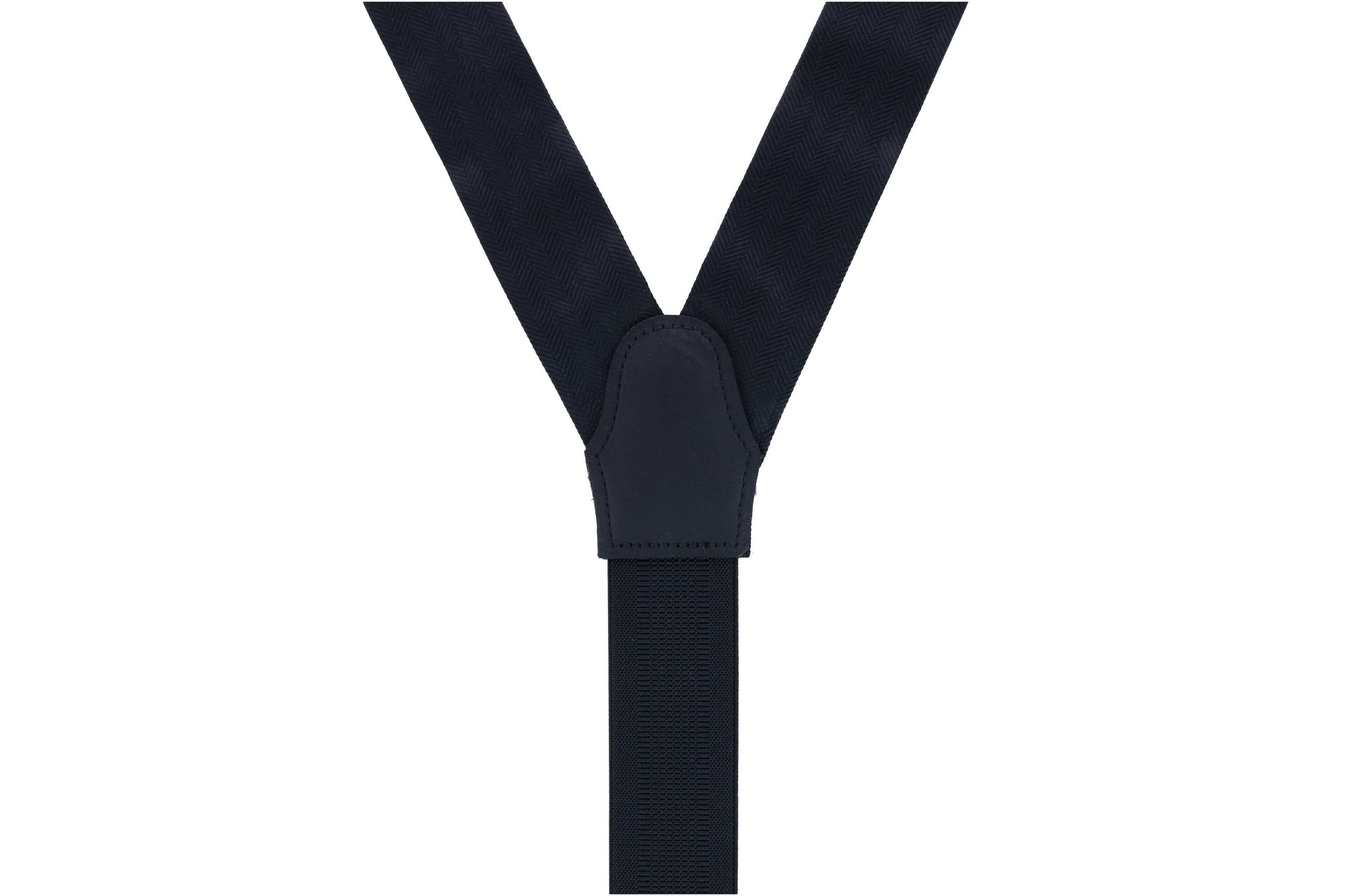 Classic Herringbone Formal End Silk Braces