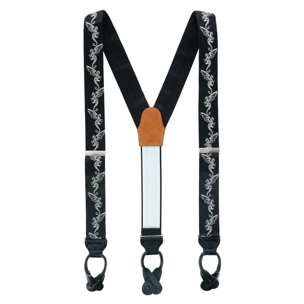 Guardian of Freedom Tribal Dragon Silk Button End  Braces