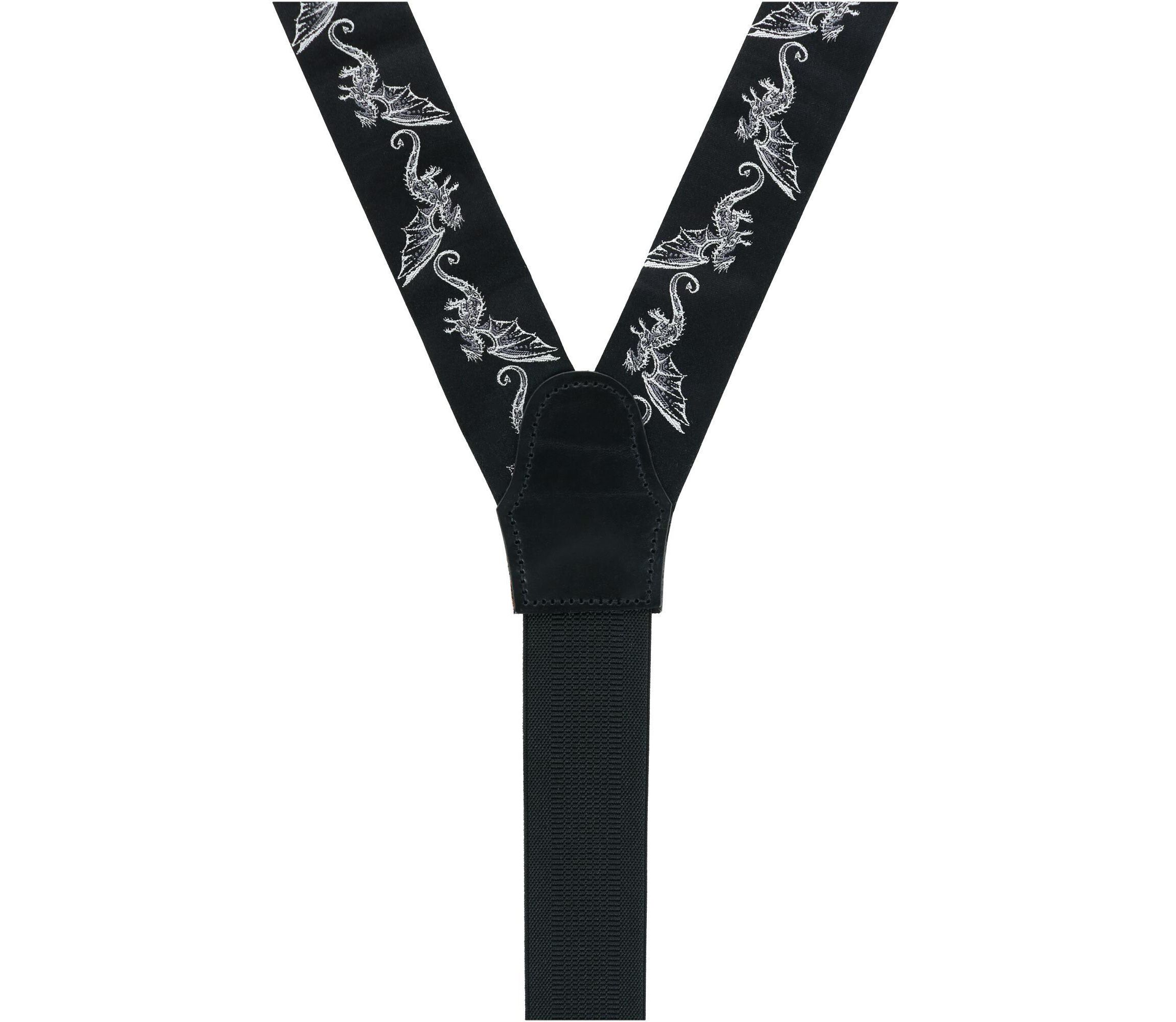 Guardian of Freedom Tribal Dragon Silk Button End  Braces