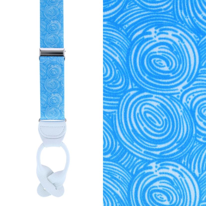 The Painters Fantasy Silk Button End Braces
