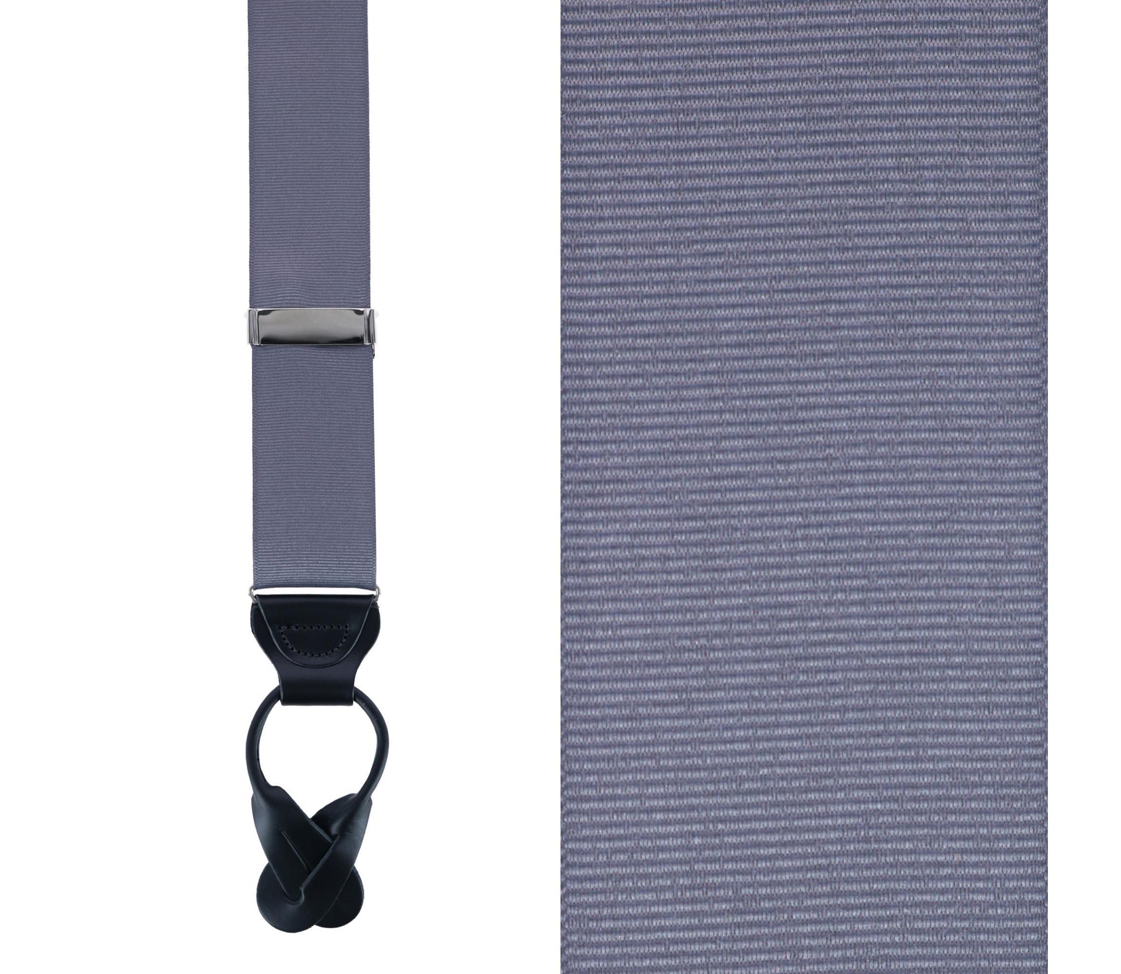 Phoenix 38mm Grosgrain Non Stretch Ribbon Button End Braces