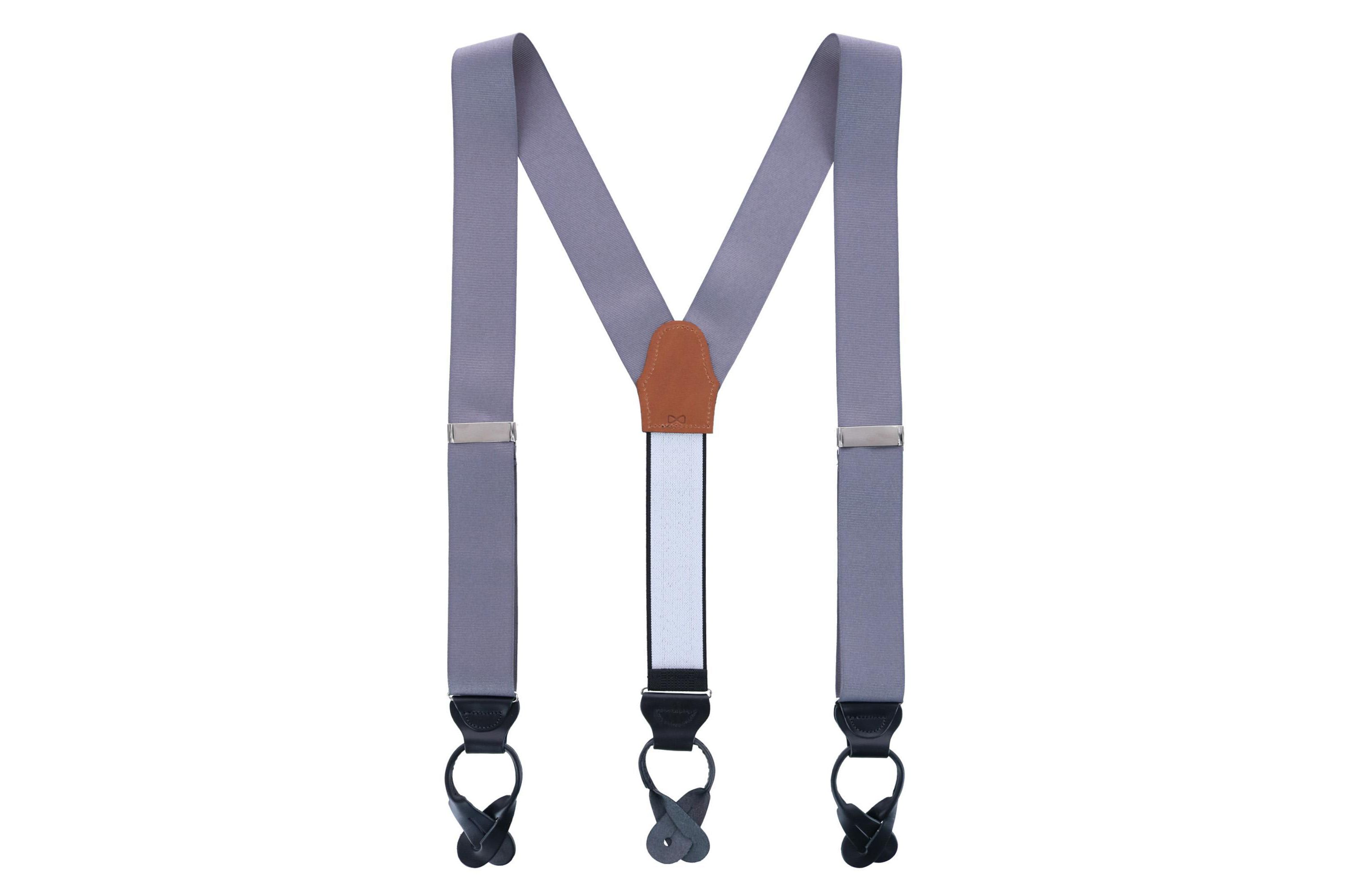 Phoenix 38mm Grosgrain Non Stretch Ribbon Button End Braces