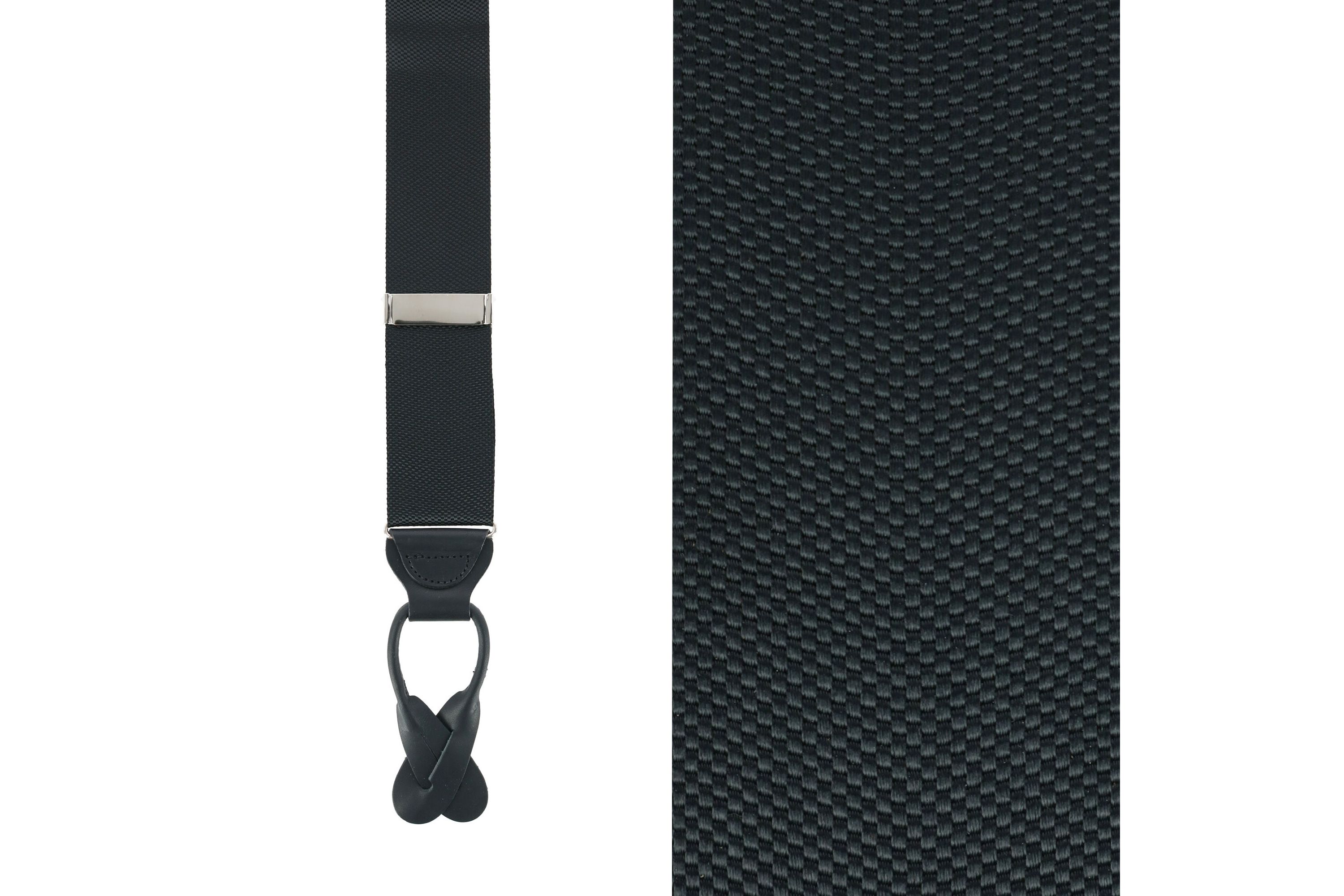 Big & Tall Hudson Solid Button End Braces