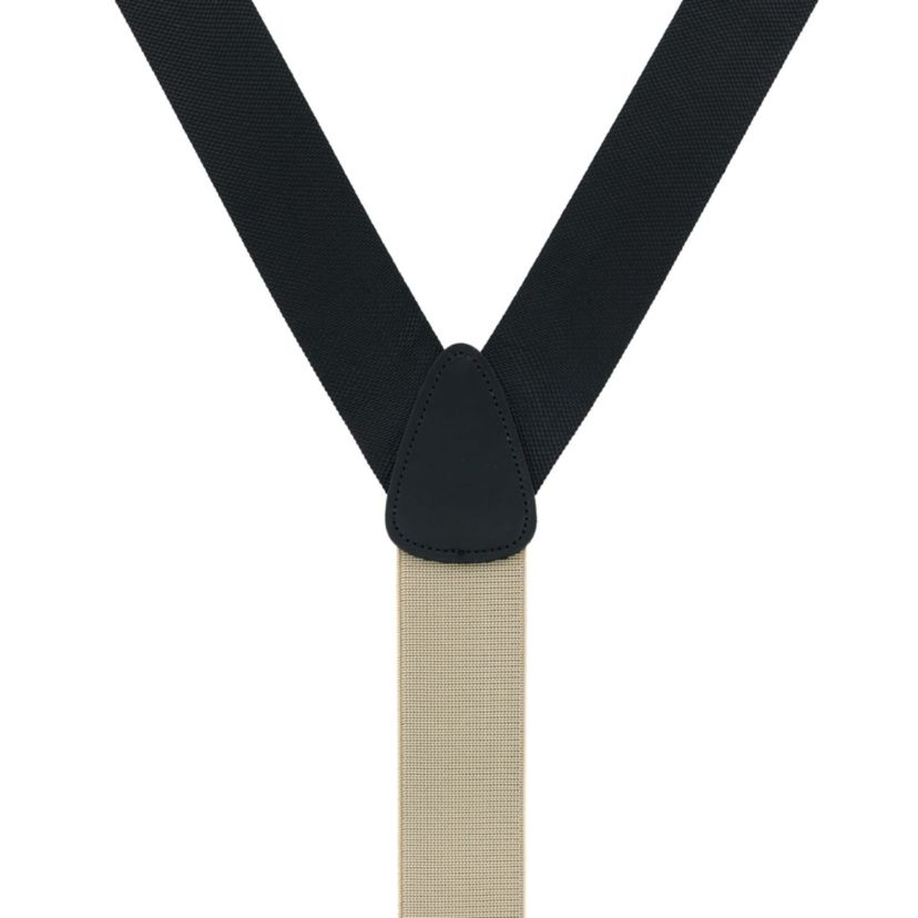 Big & Tall Hudson Solid Button End Braces