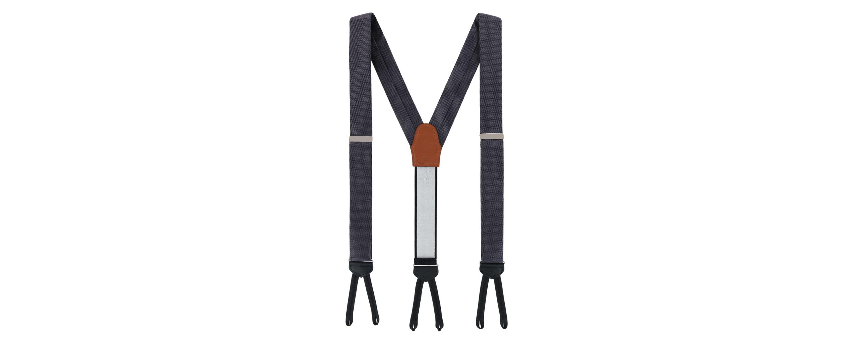 Big & Tall Monte Bello Interlocked Silk Formal Braces