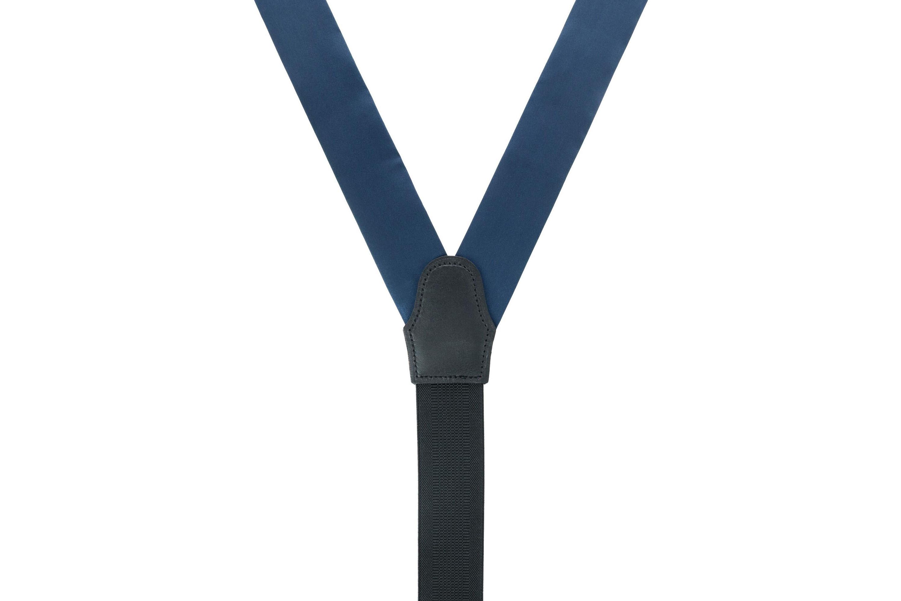 Big & Tall Sutton Solid Silk Formal End Braces