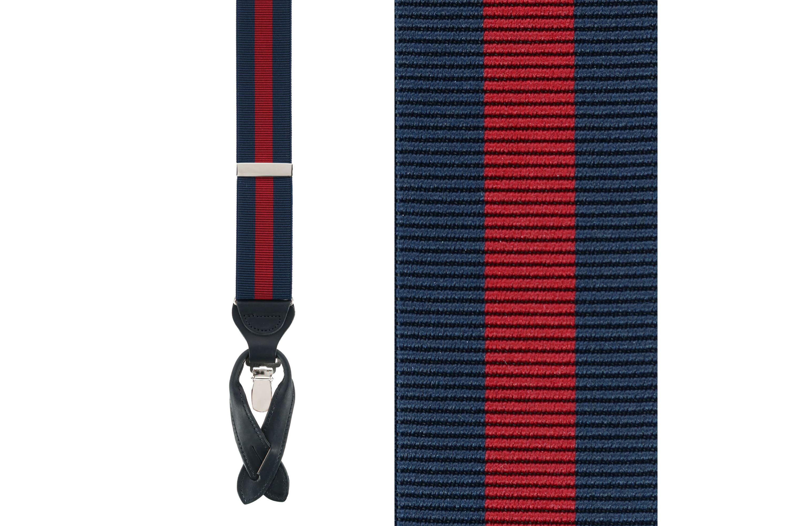Big & Tall Oliver Stripe Convertible Braces