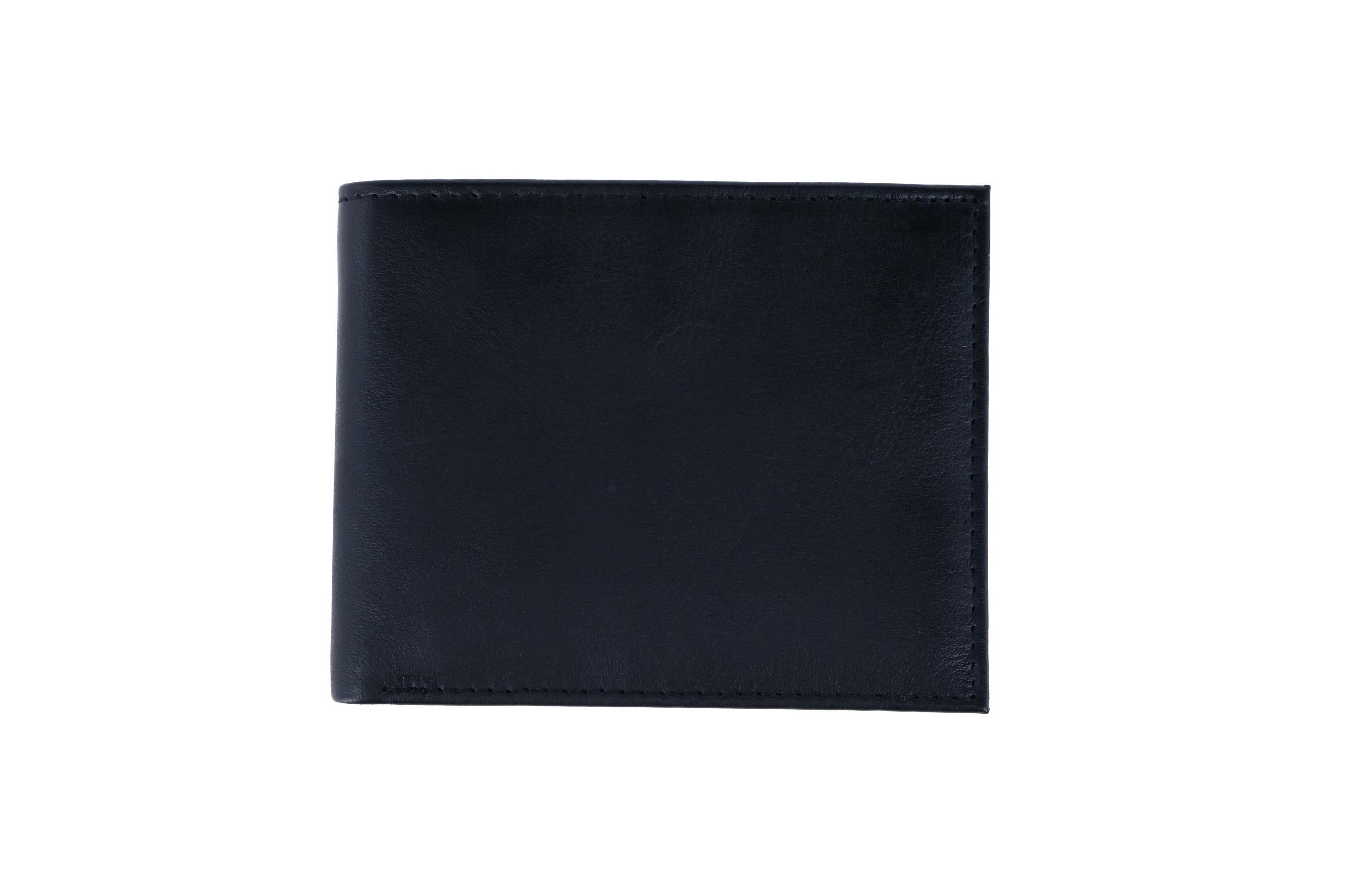 Orion Leather 8-Slot Bi-Fold Wallet with Removable ID Card Case