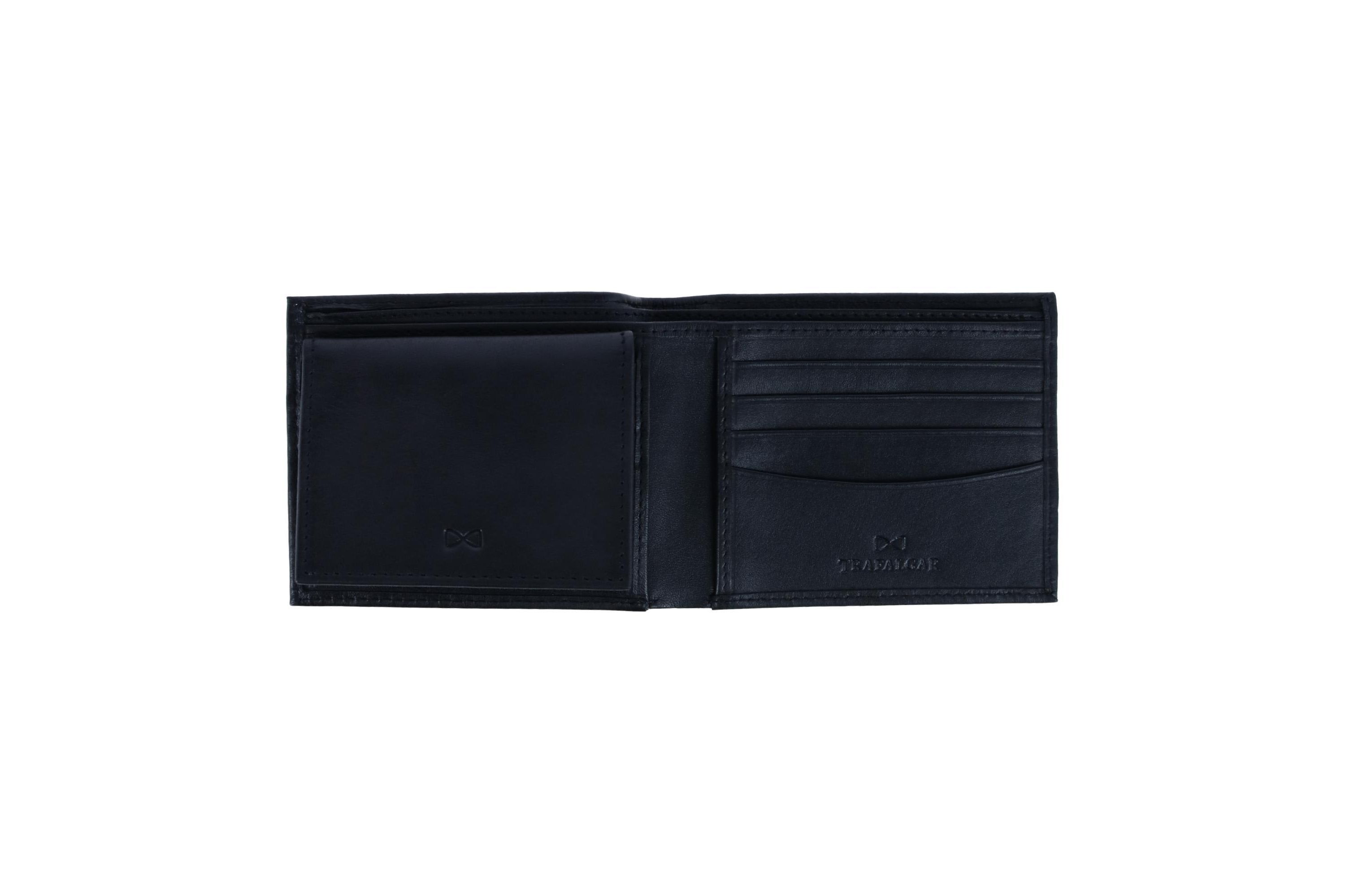 Orion Leather 8-Slot Bi-Fold Wallet with Removable ID Card Case