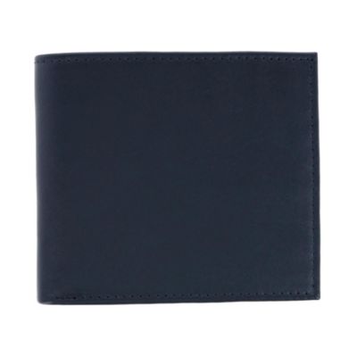 Trafalgar Men's Sergio Genuine Leather 8-Slot Bi-Fold RFID Wallet, Black
