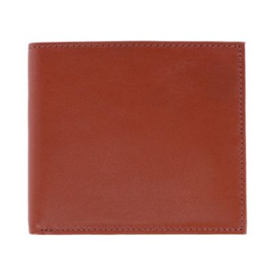 Trafalgar Men's Sergio Genuine Leather 8-Slot Bi-Fold RFID Wallet, Tan