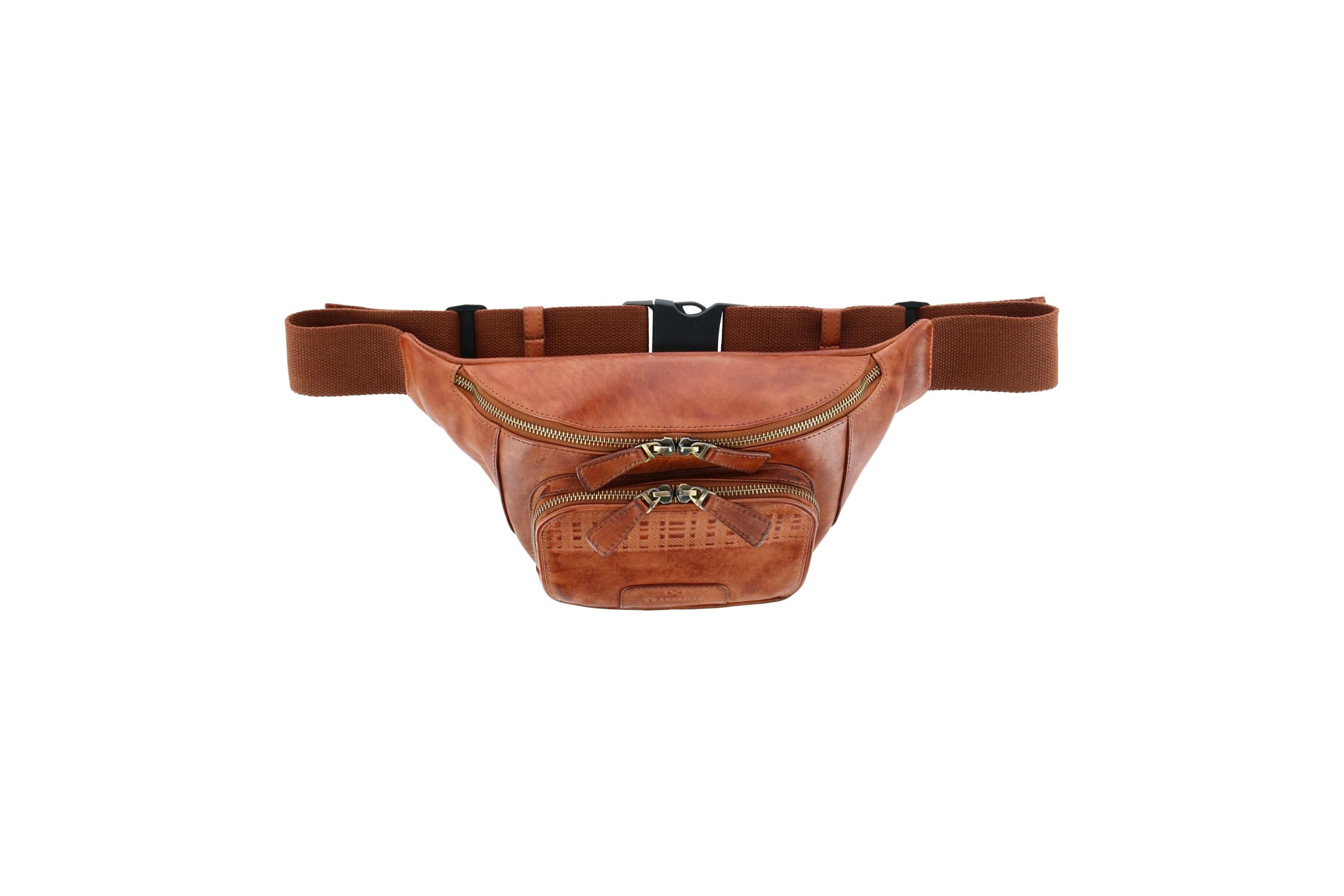 Caelen Leather Adjustable Waist Pack Sling Bag