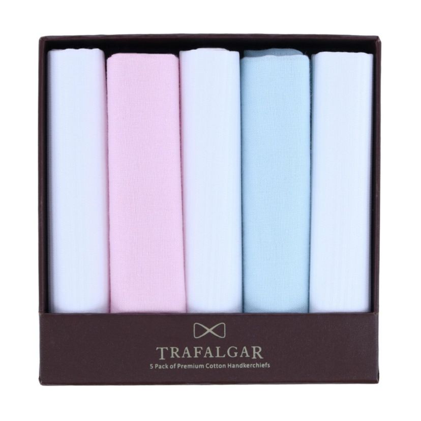 Dapper Premium Cotton Handkerchiefs (5 Pack)