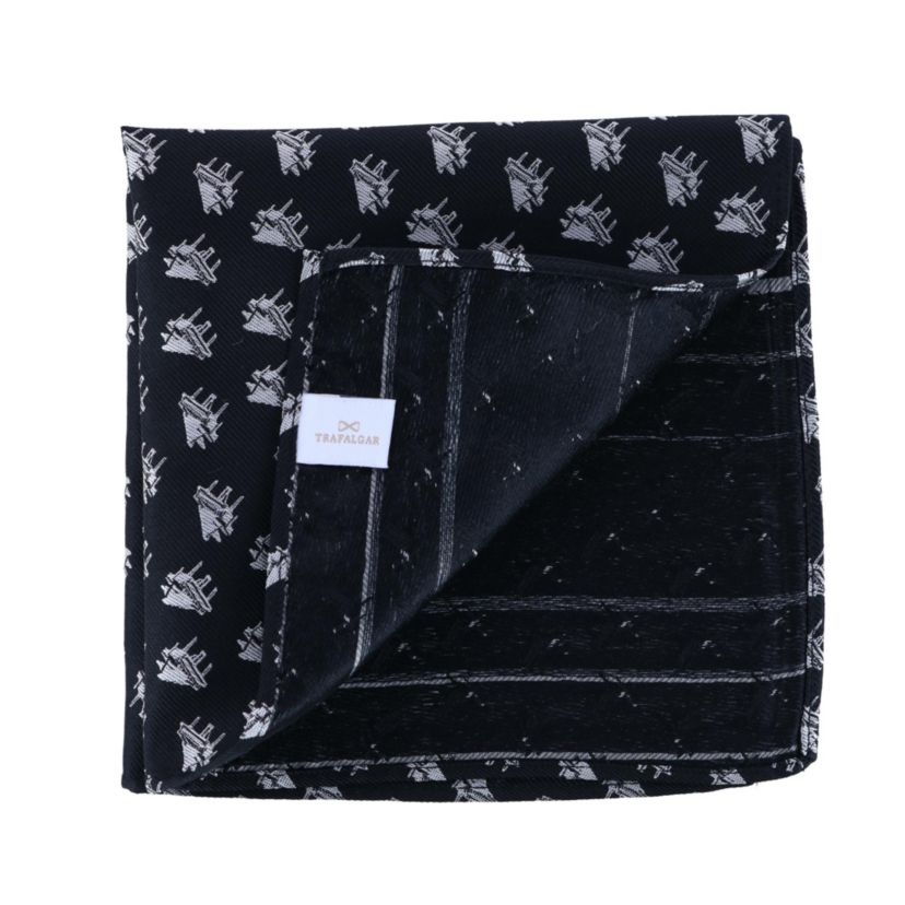 The Chopin Classical Piano Silk Pocket Square