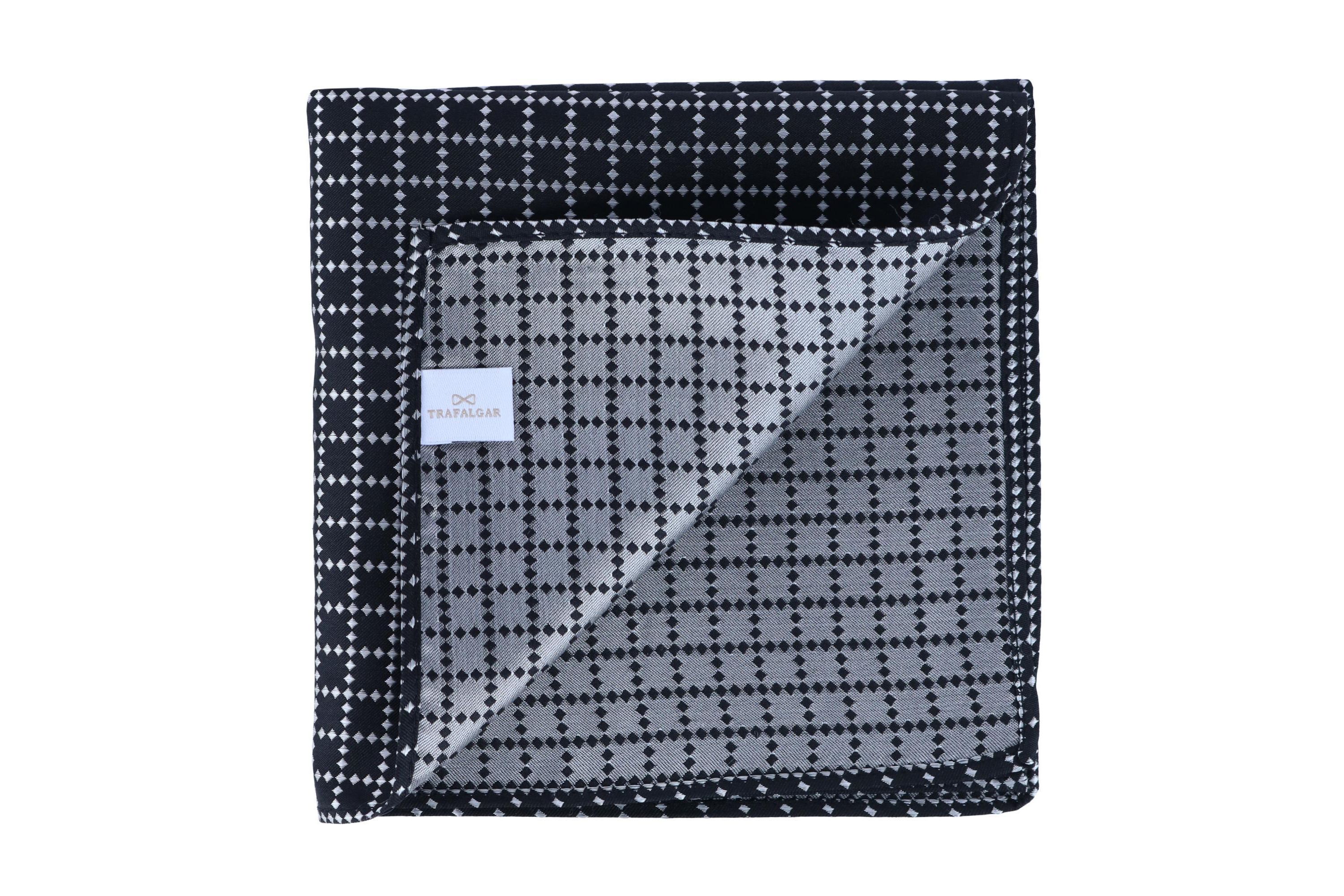 Rowan Geometric Pattern 12x12 Silk Pocket Square