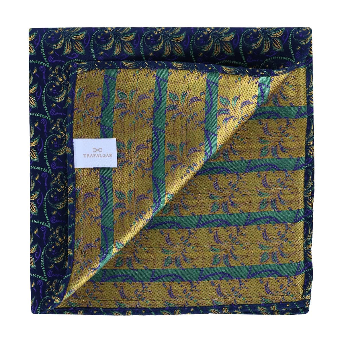 The French Quarter Fleur dis Lis Silk Novelty Pocket Square