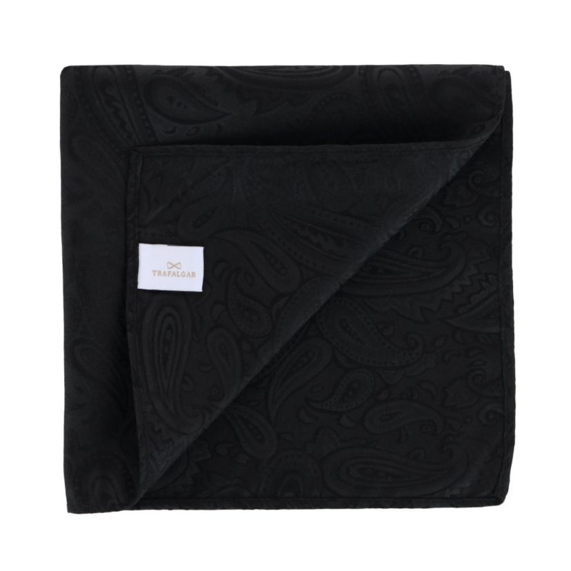 Banbury Tone on Tone Paisley 12 Inch Silk Pocket Square