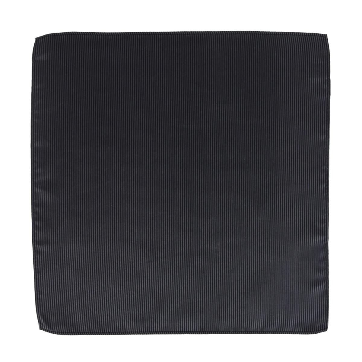 Leyton Diagonal Lined Tone on Tone Silk 12 x 12 Pocket Square