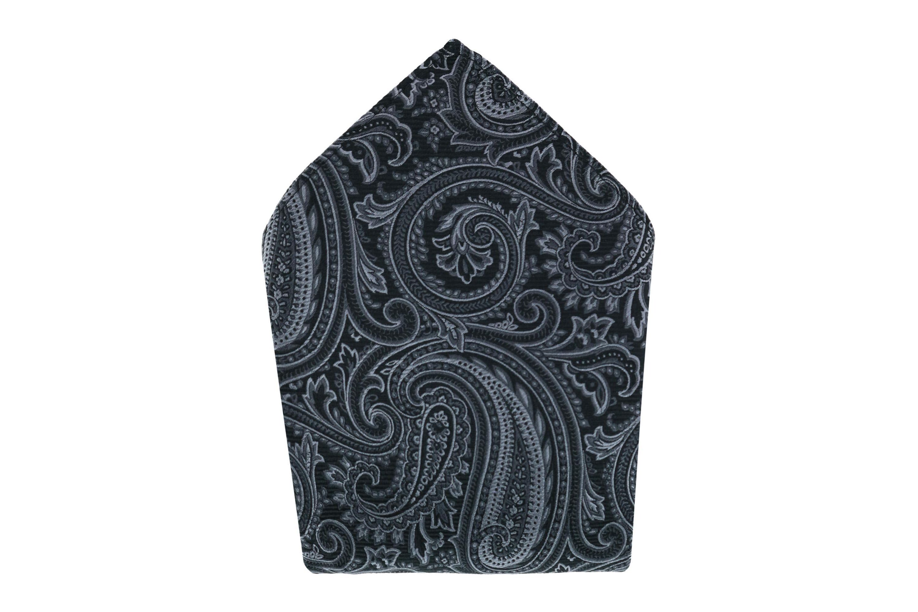 Sobee Paisley Silk Pocket Square