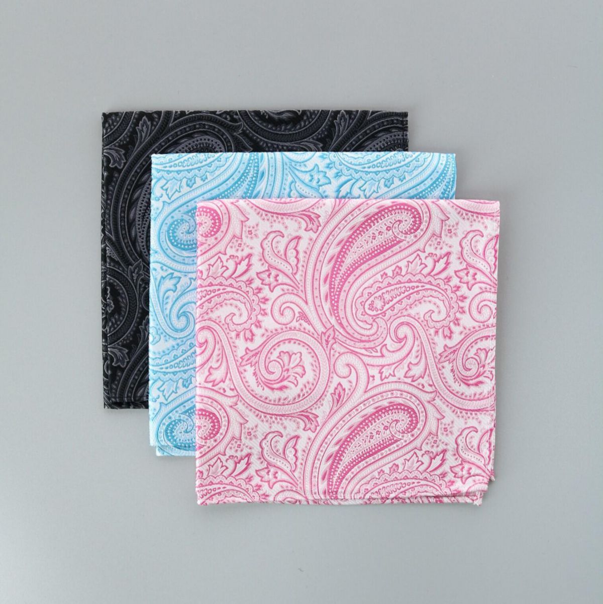 Sobee Paisley Silk Pocket Square