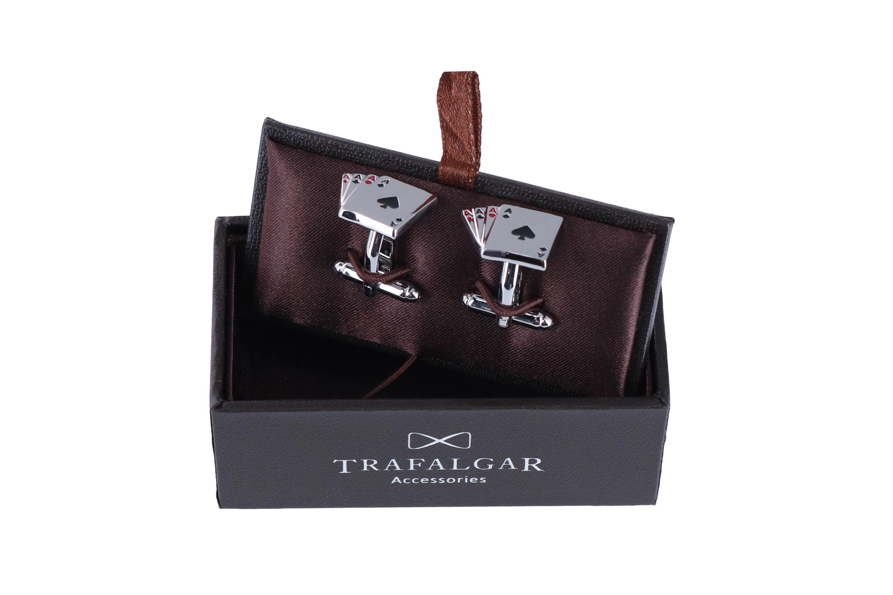 Four Of A Kind Novelty Card Game Cufflinks (1 Pair)