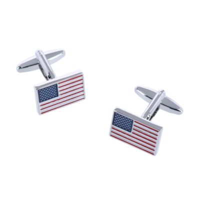 Trafalgar Men's USA Pride American Flag Novelty Cufflinks (1 Pair)