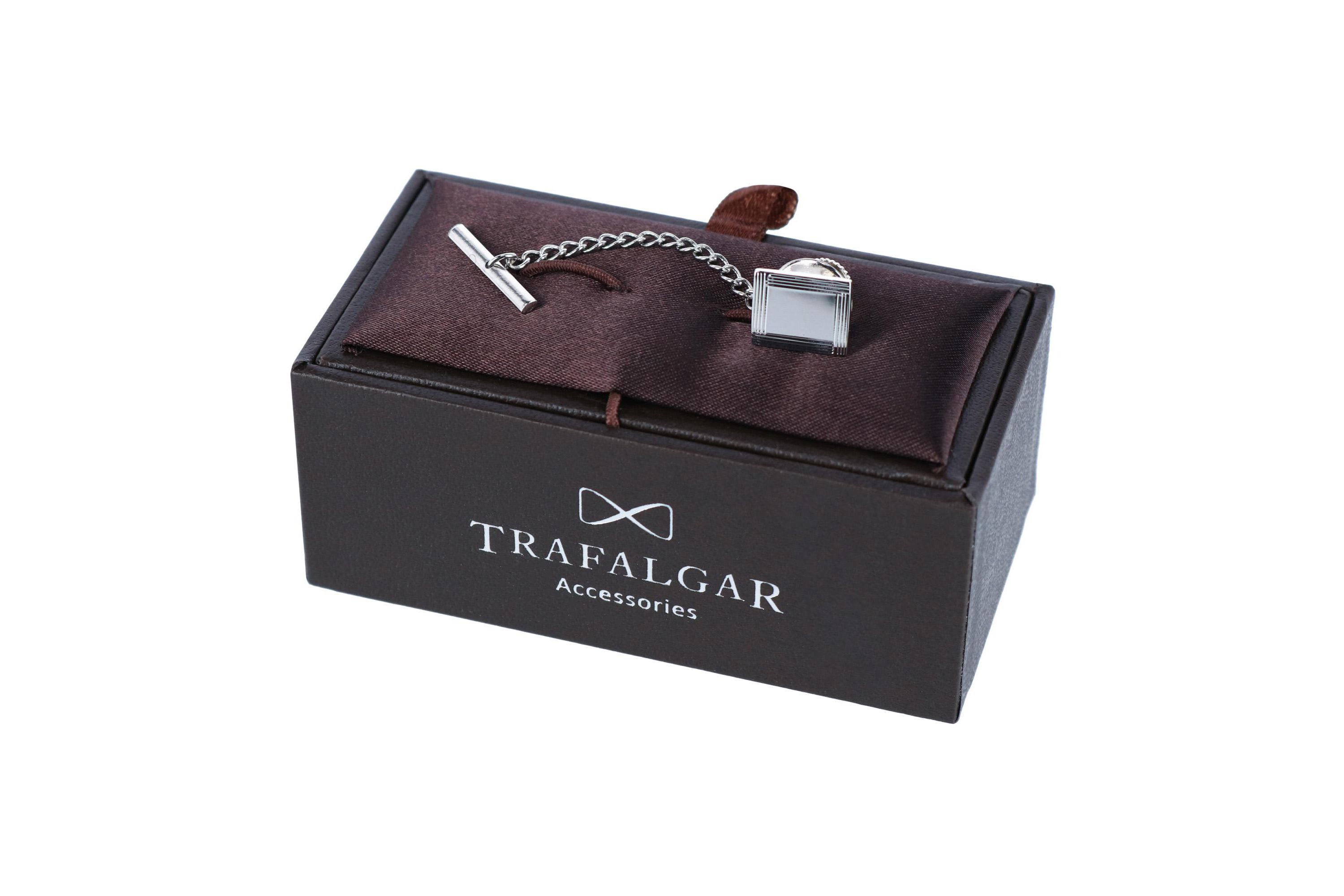 Sutton Sterling Silver Engine-Turned Tie Tack