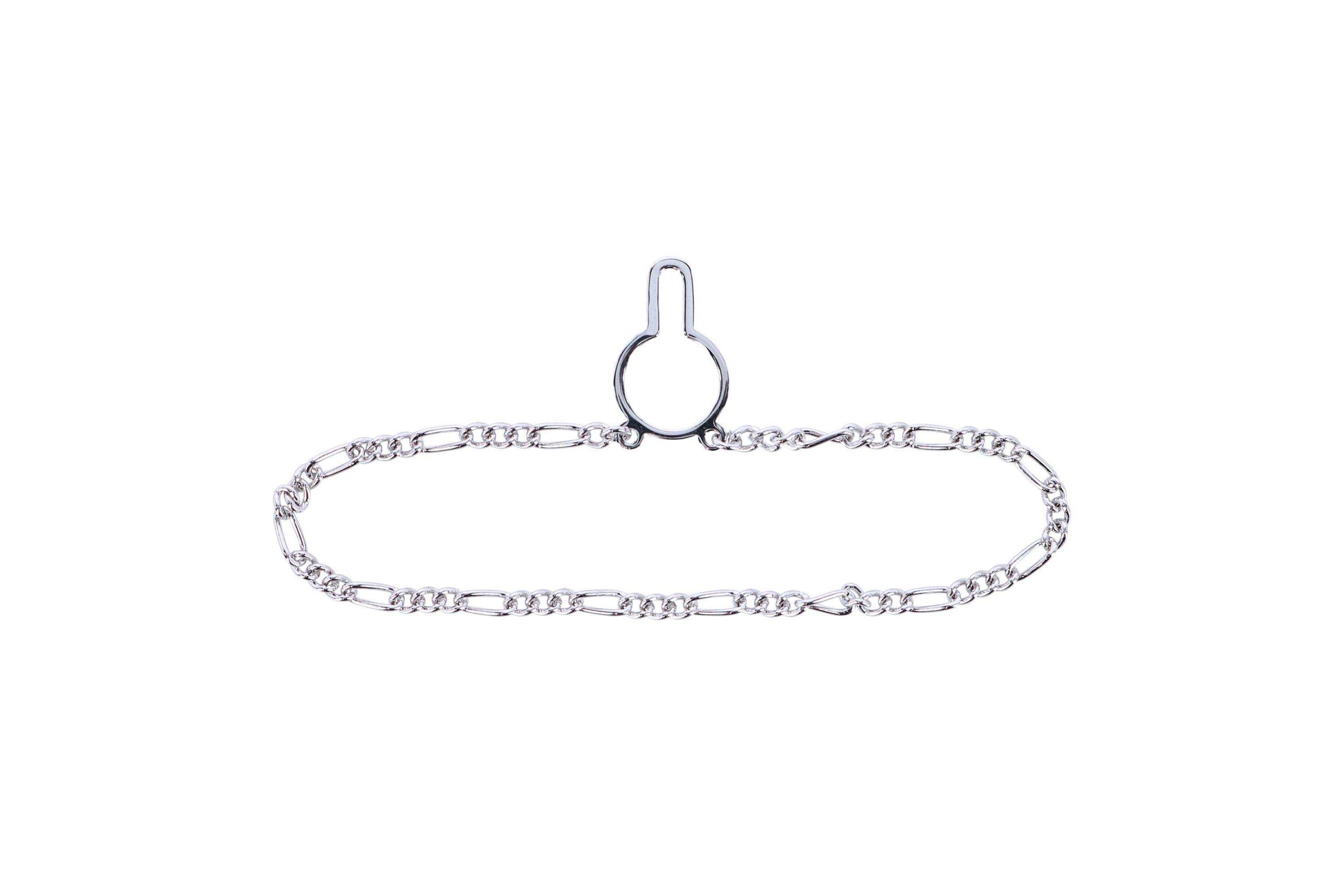 Sutton Sterling Silver Figaro Tie Chain
