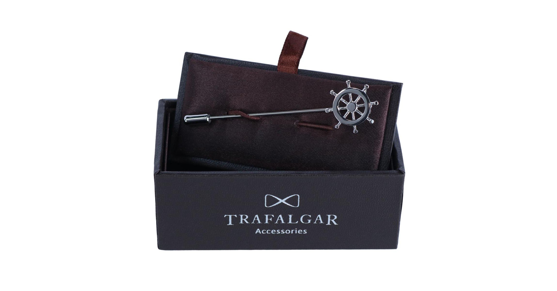 The Skipper Helm Novelty Lapel Pin