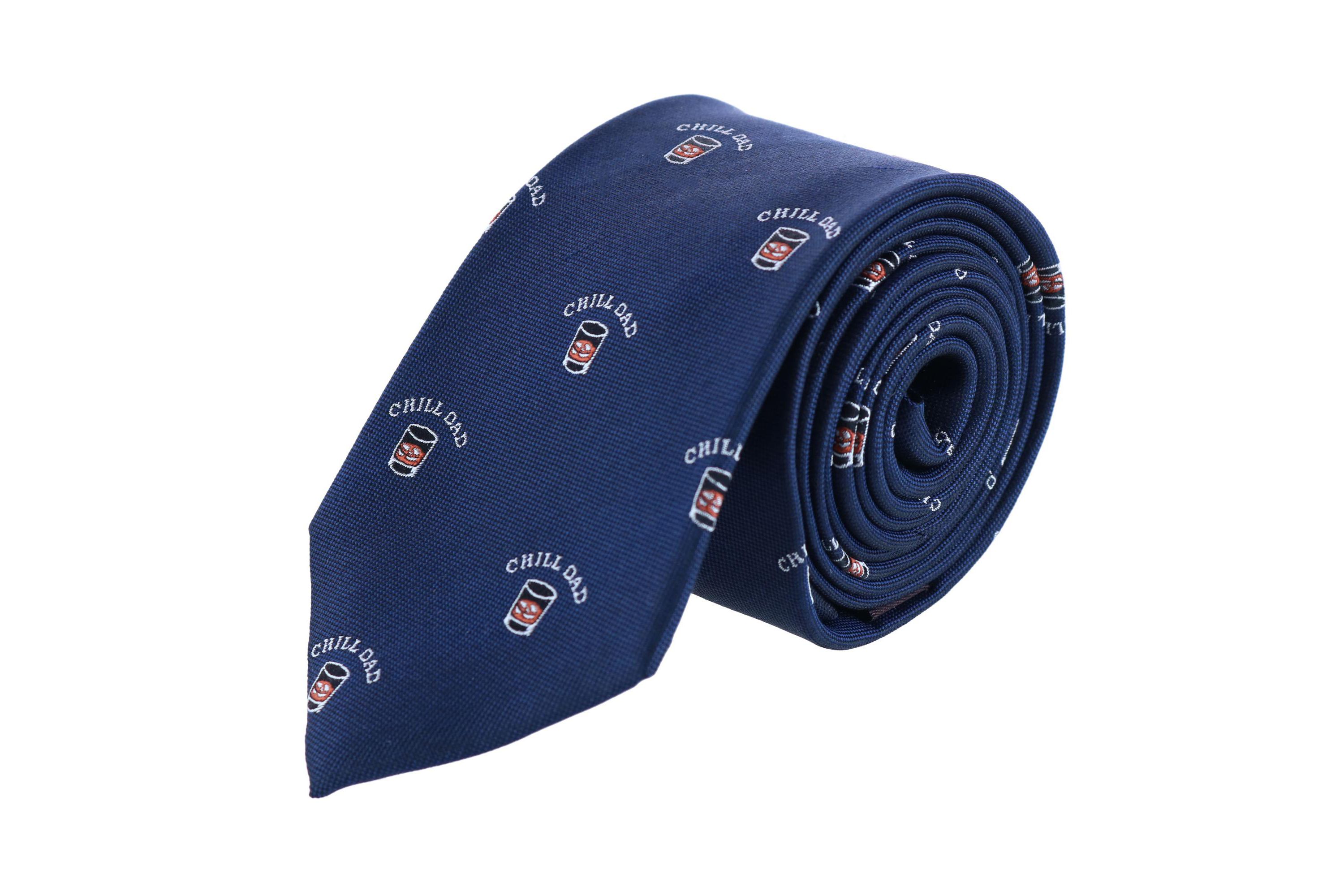Chill Dad Novelty Silk Necktie