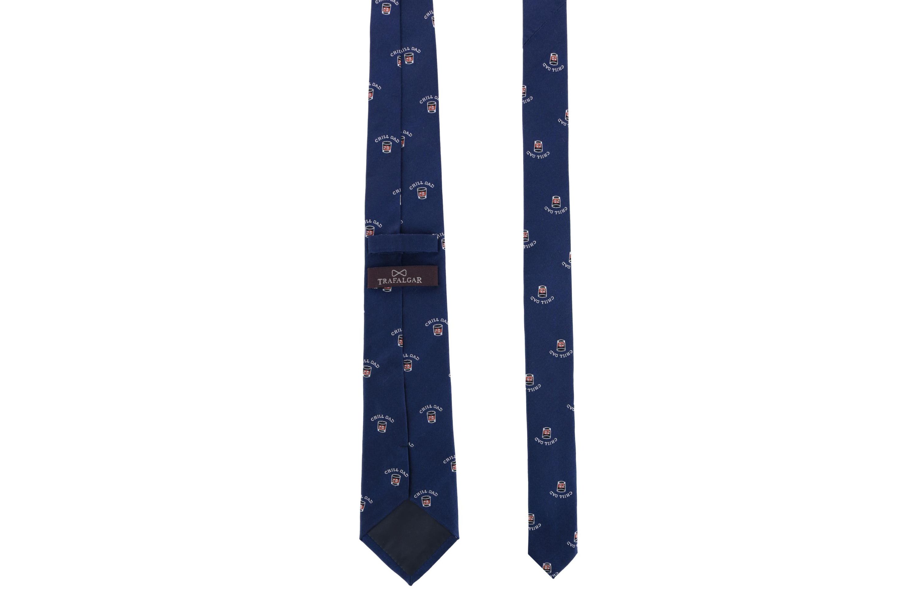 Chill Dad Novelty Silk Necktie