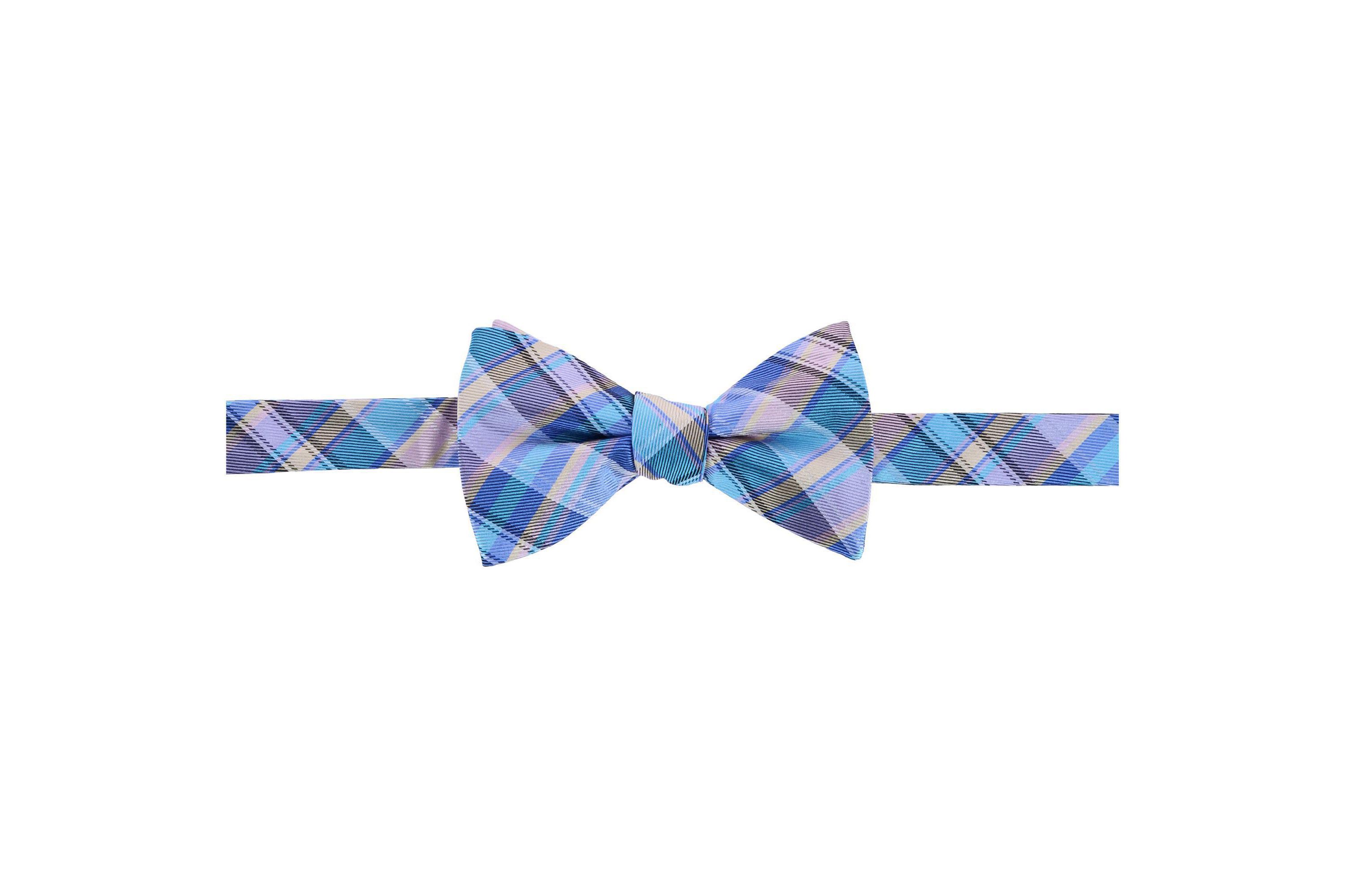Sherwood Plaid Silk Bow Tie