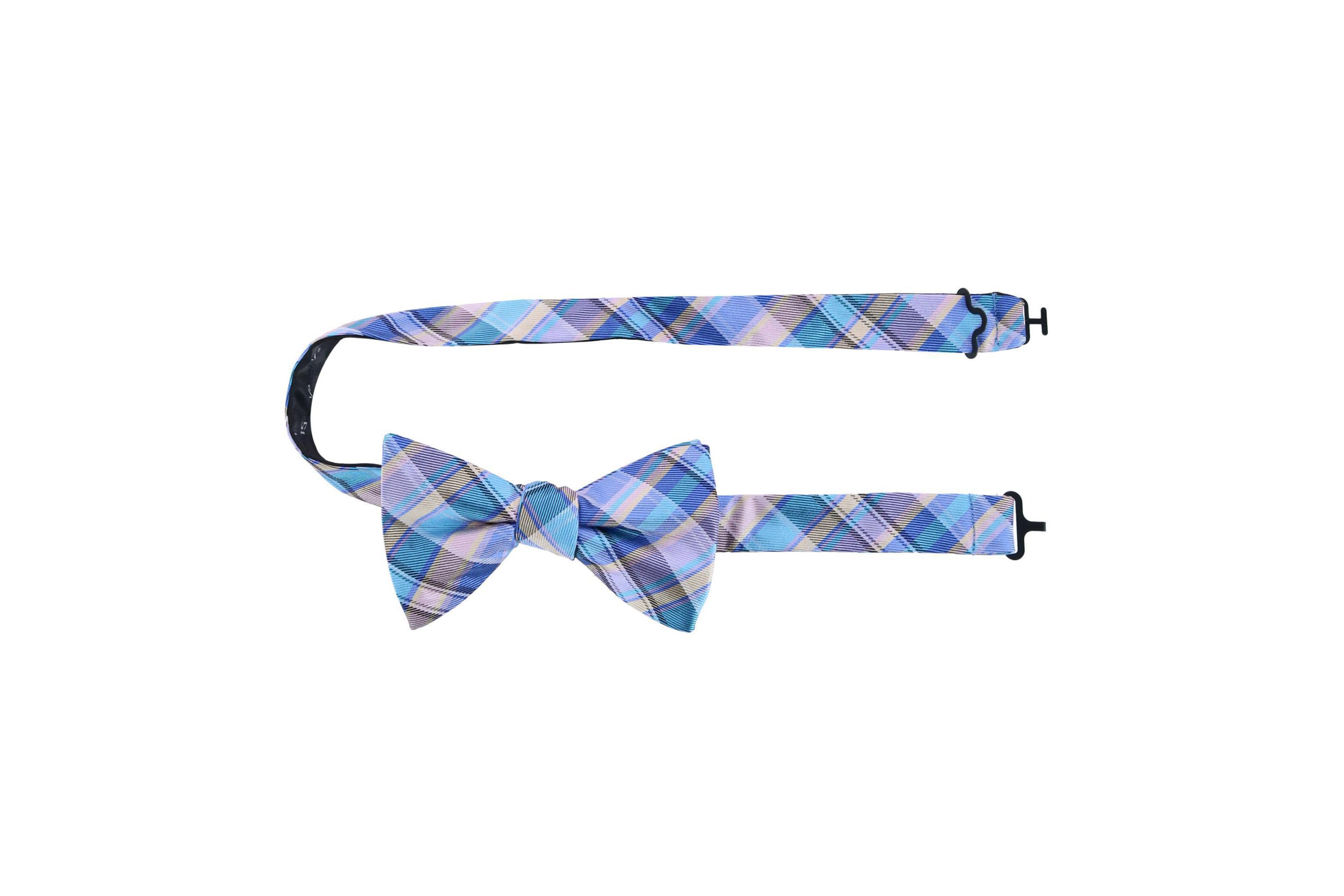 Sherwood Plaid Silk Bow Tie