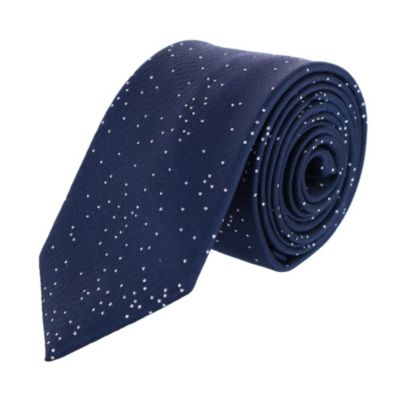 Trafalgar Mystere Metallic Polka Dot Silk Necktie | belk