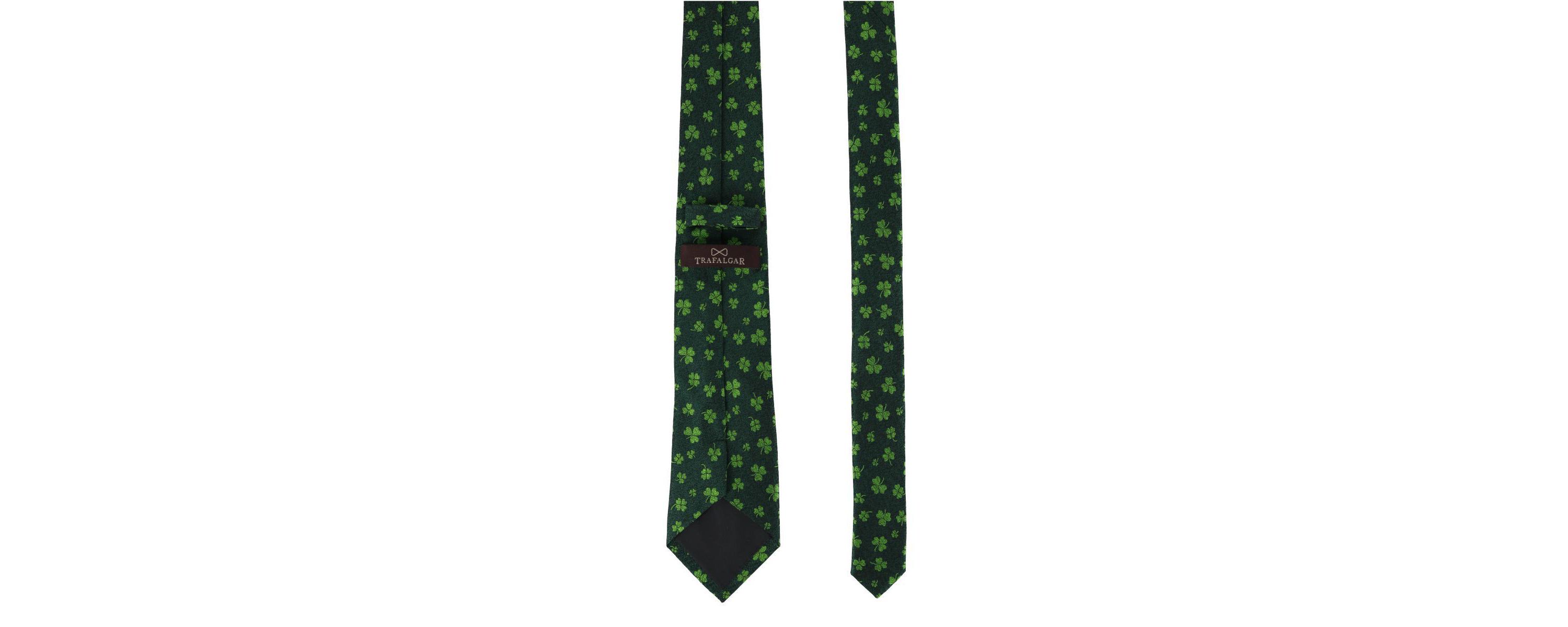 Green Shamrock Novelty Silk Necktie