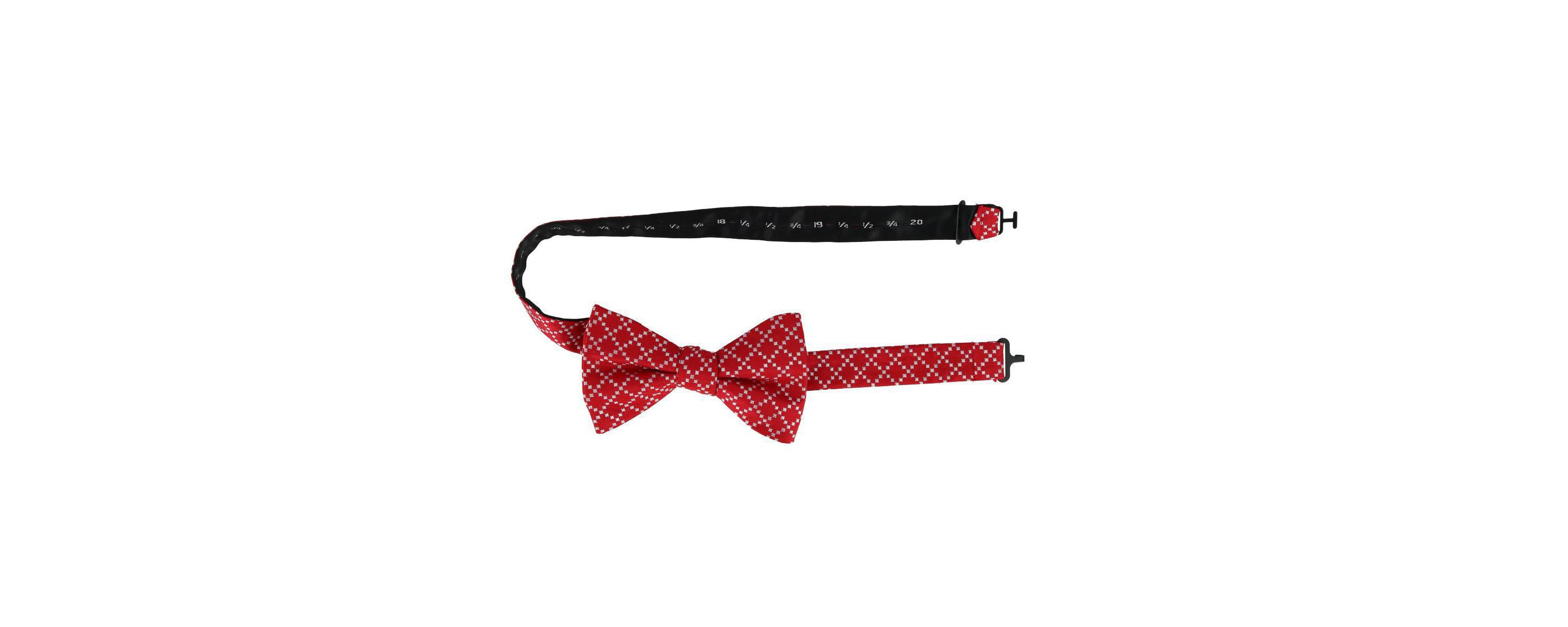 Rowan Geometric Pattern Silk Bow Tie