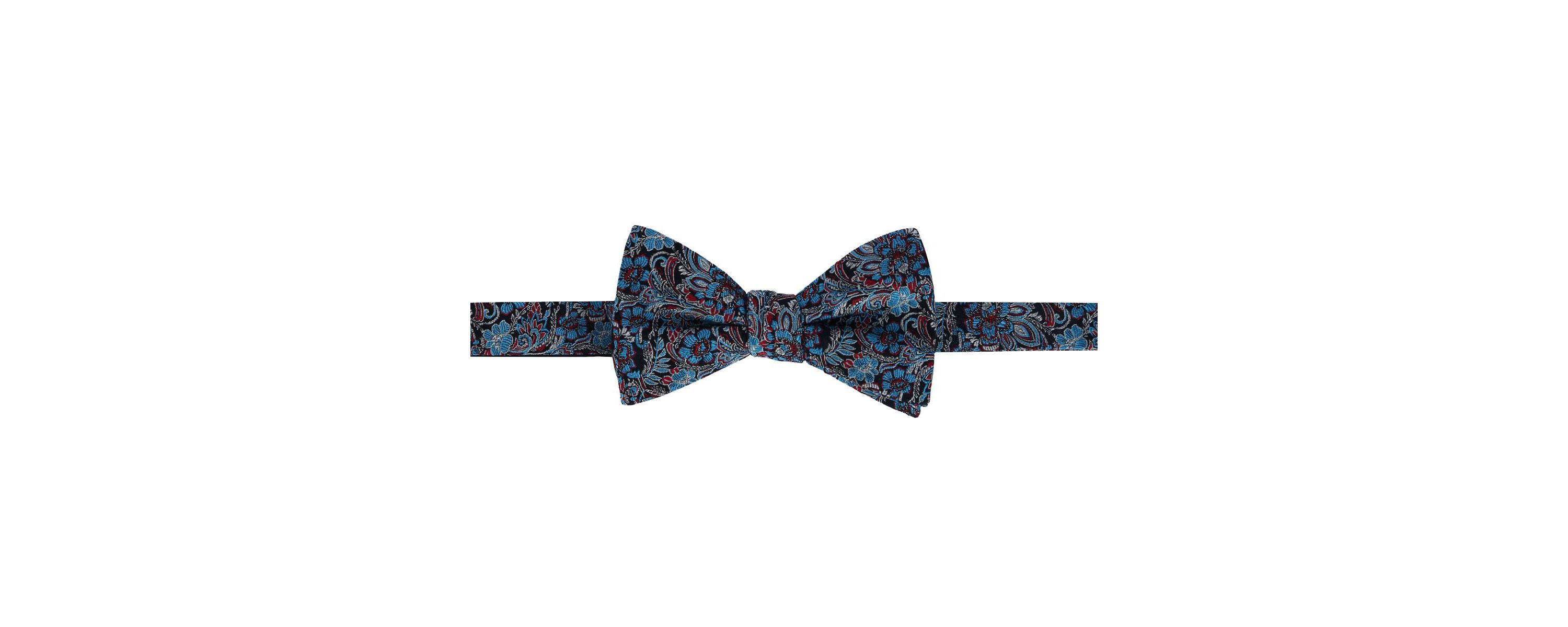 Enzo Exploded Floral Silk Bow Tie