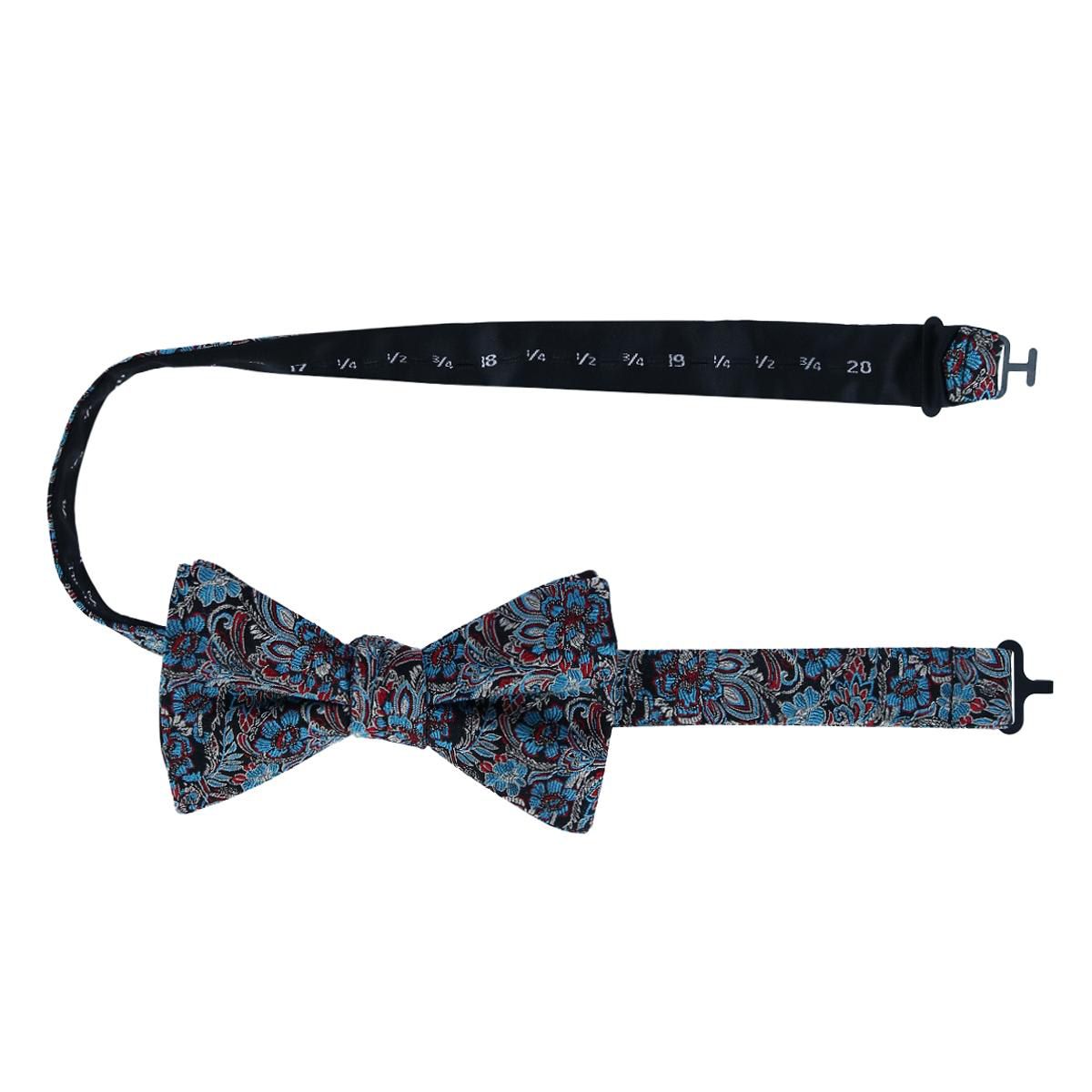 Enzo Exploded Floral Silk Bow Tie