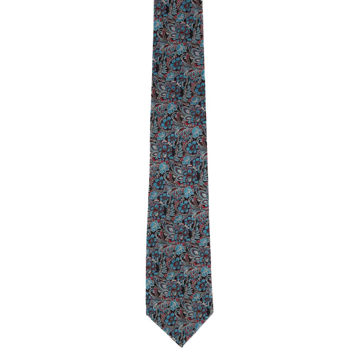 Enzo Exploded Floral Silk Necktie