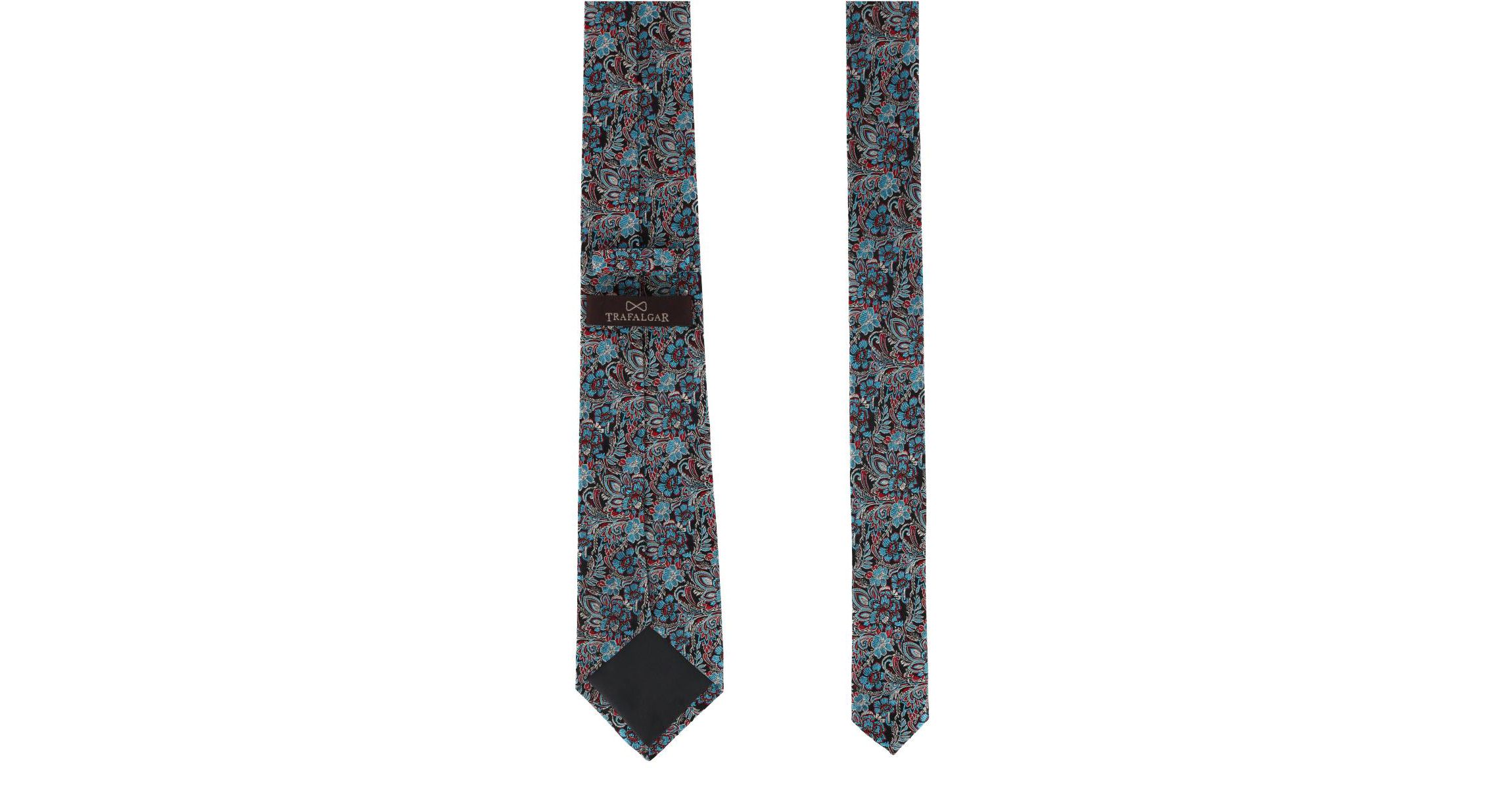 Enzo Exploded Floral Silk Necktie