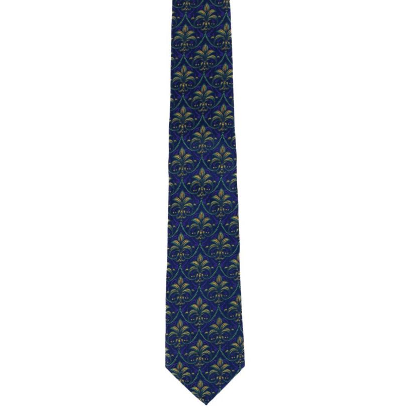 The French Quarter Fleur dis Lis Silk Novelty Necktie