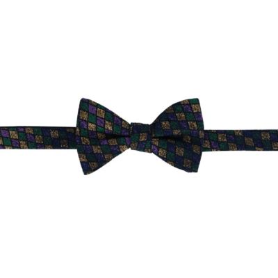 Trafalgar Men's Sutton Solid Color Silk Brace and Bow Tie Combo, Light Blue