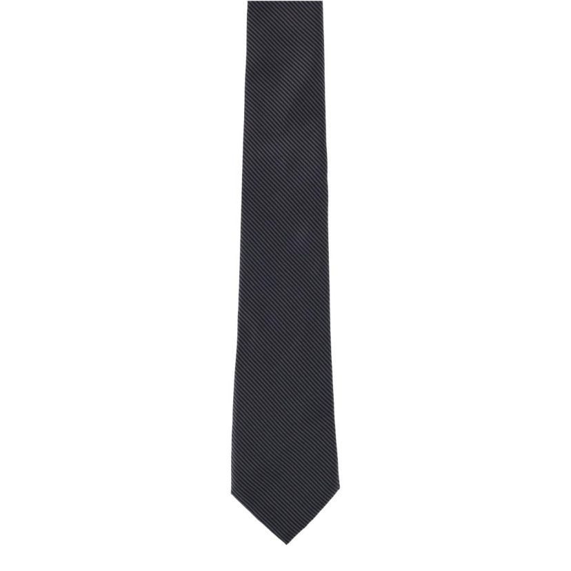 Leyton Diagonal Lined Tone on Tone Silk Necktie